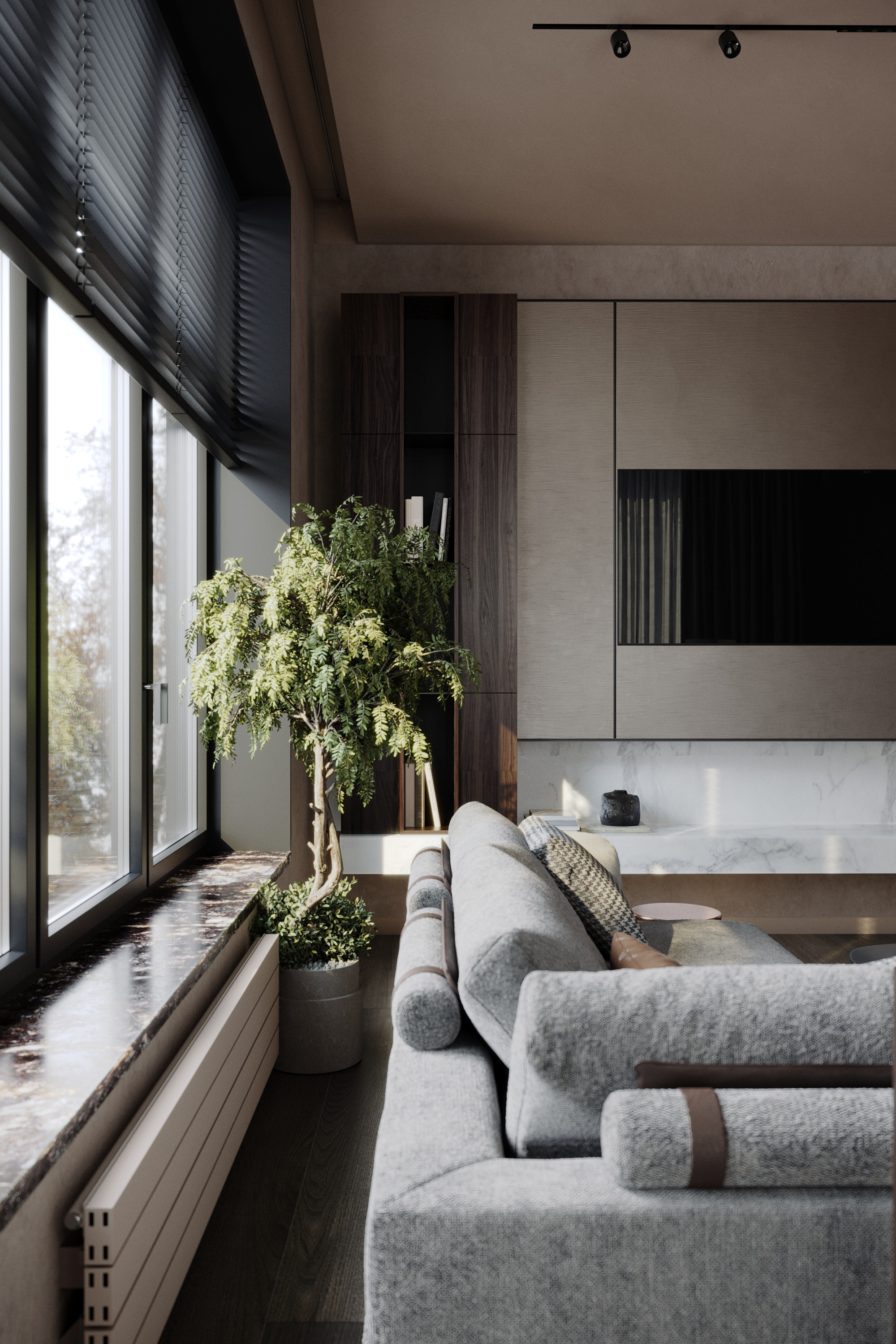 Пентхаус. Архитекторы Бюро SPHERA. Визуализации Дизайн проектов