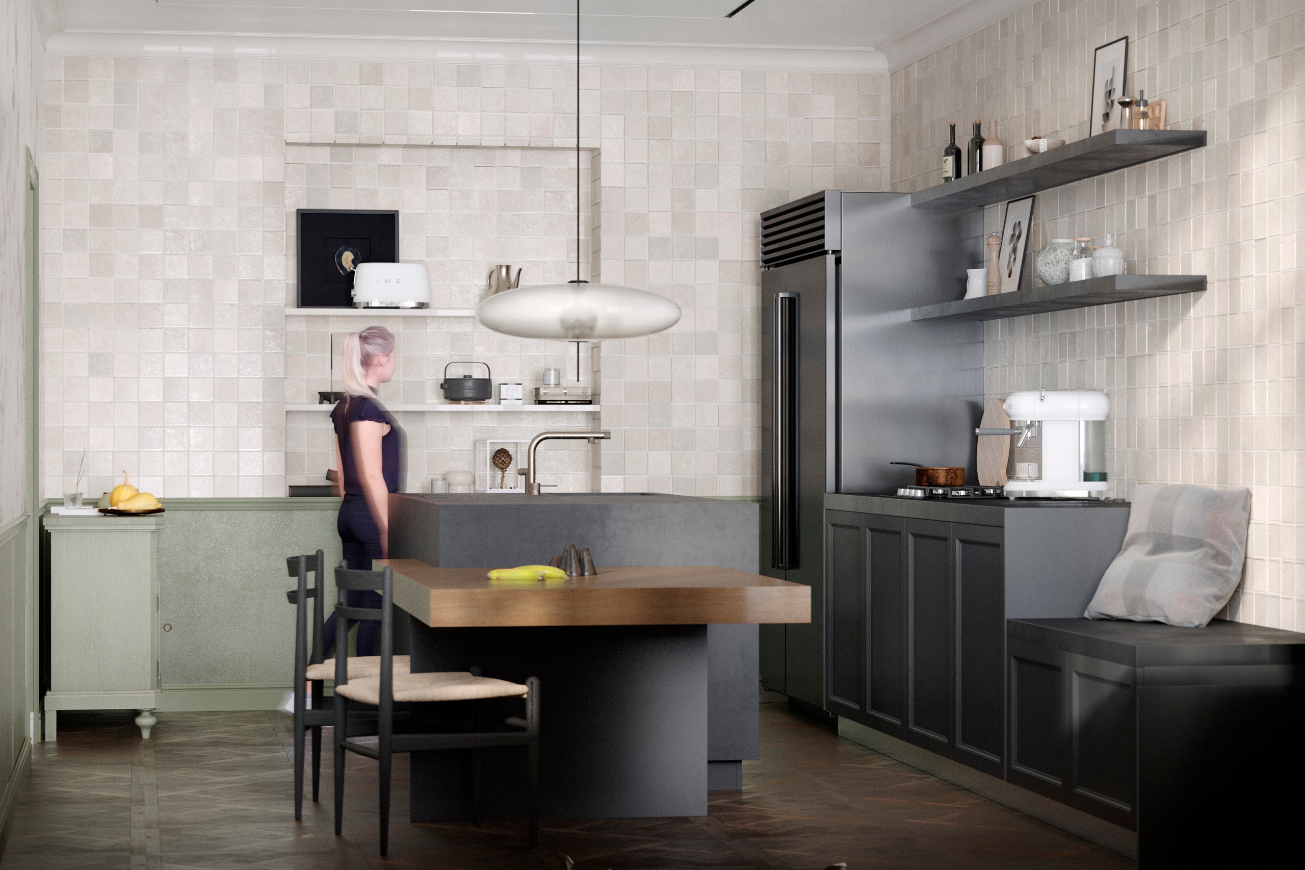 BEDROOM YELLOW. Визуализации Дизайн проектов