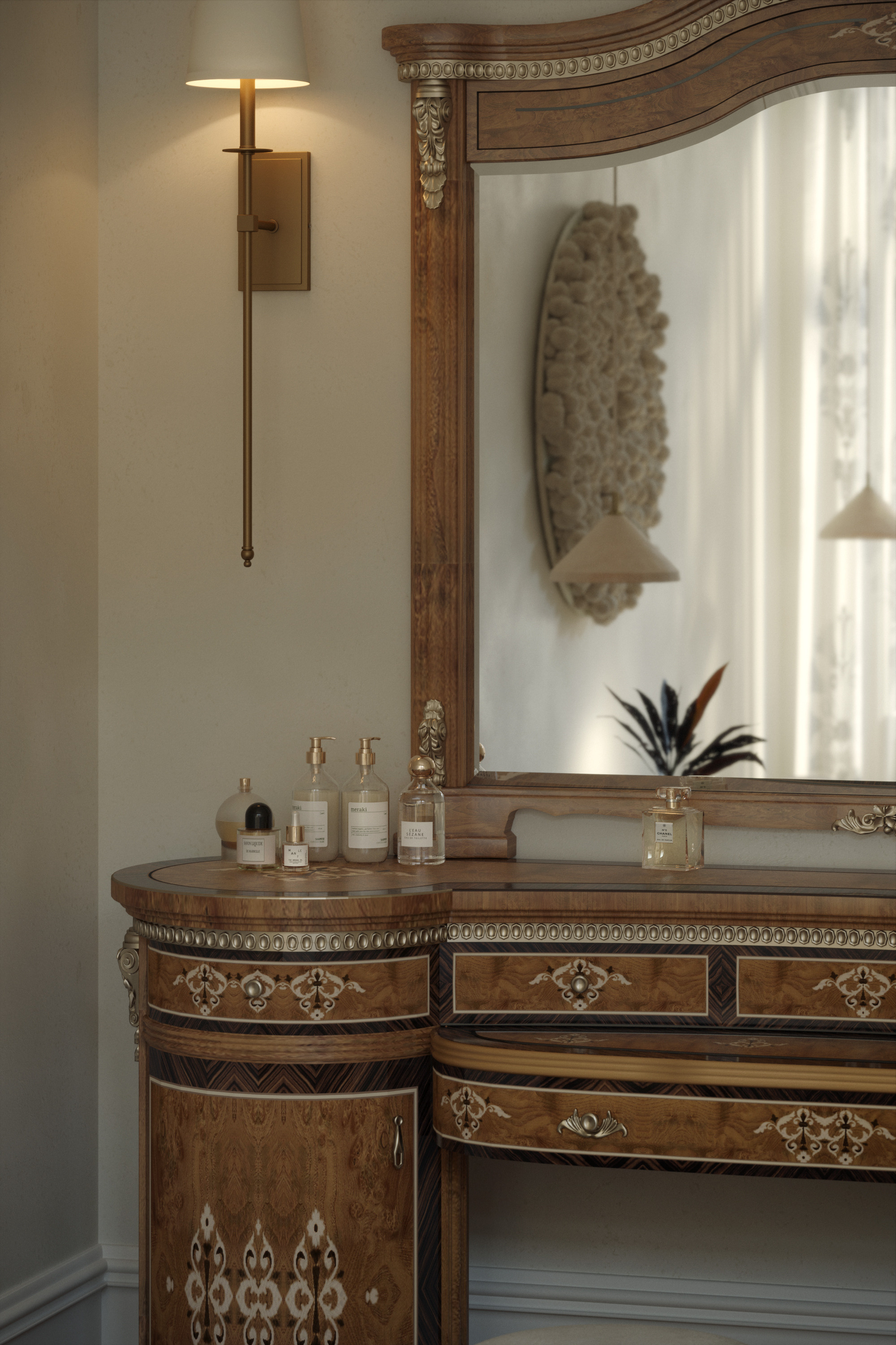 BEDROOM GREEN. Визуализации Дизайн проектов