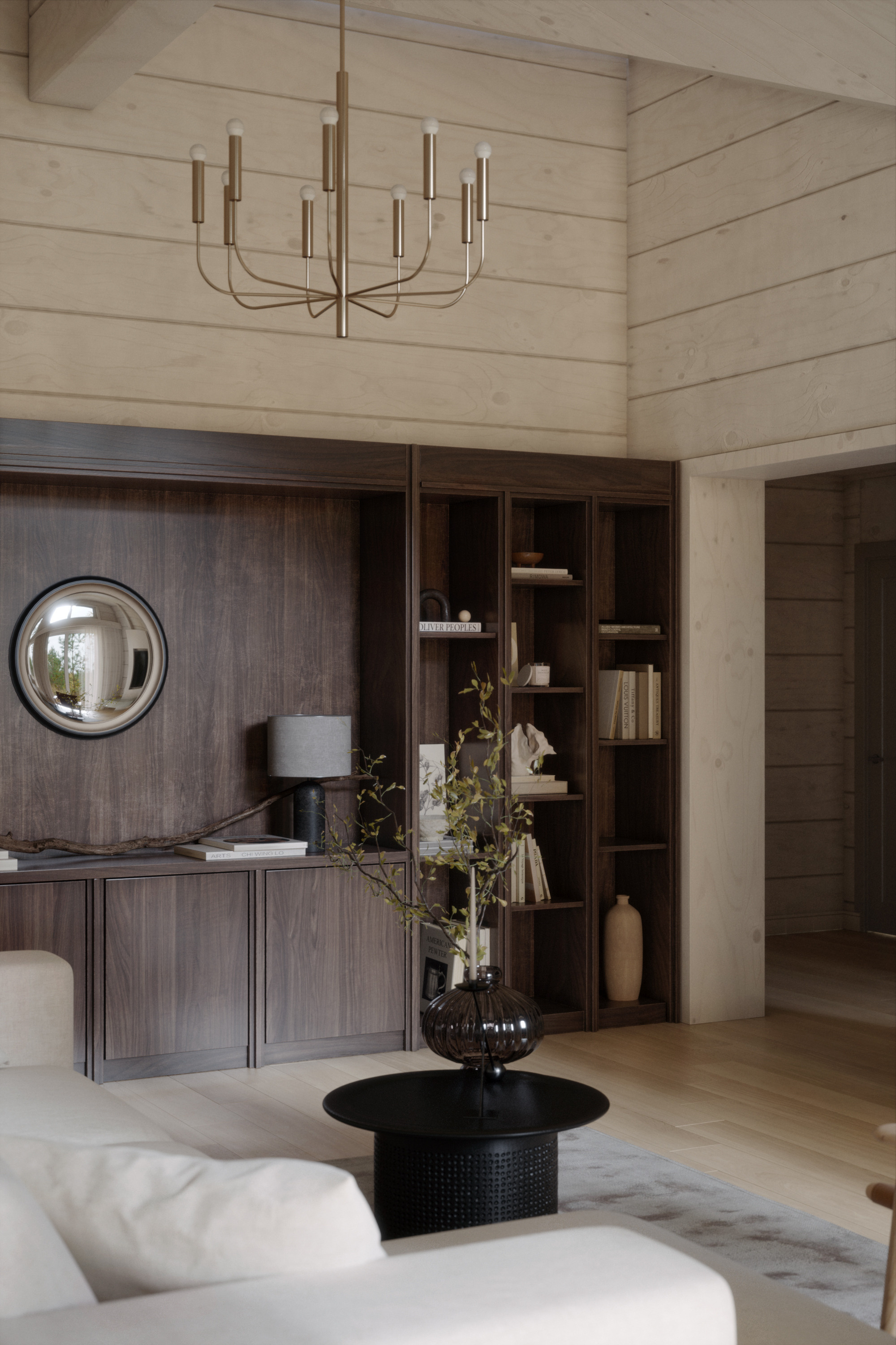 Загородный Дом. Архитектор Наталья Форш. Визуализации Дизайн проектов