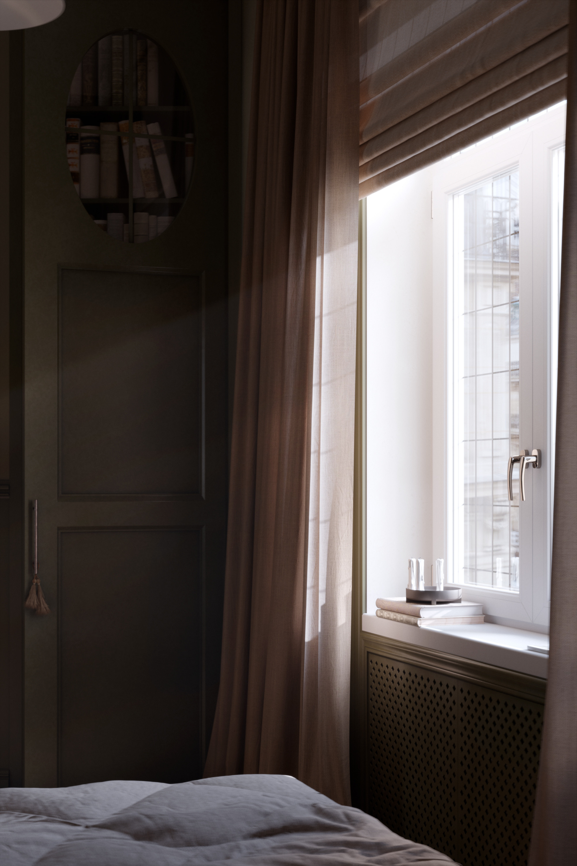 BEDROOM GREEN. Визуализации Дизайн проектов