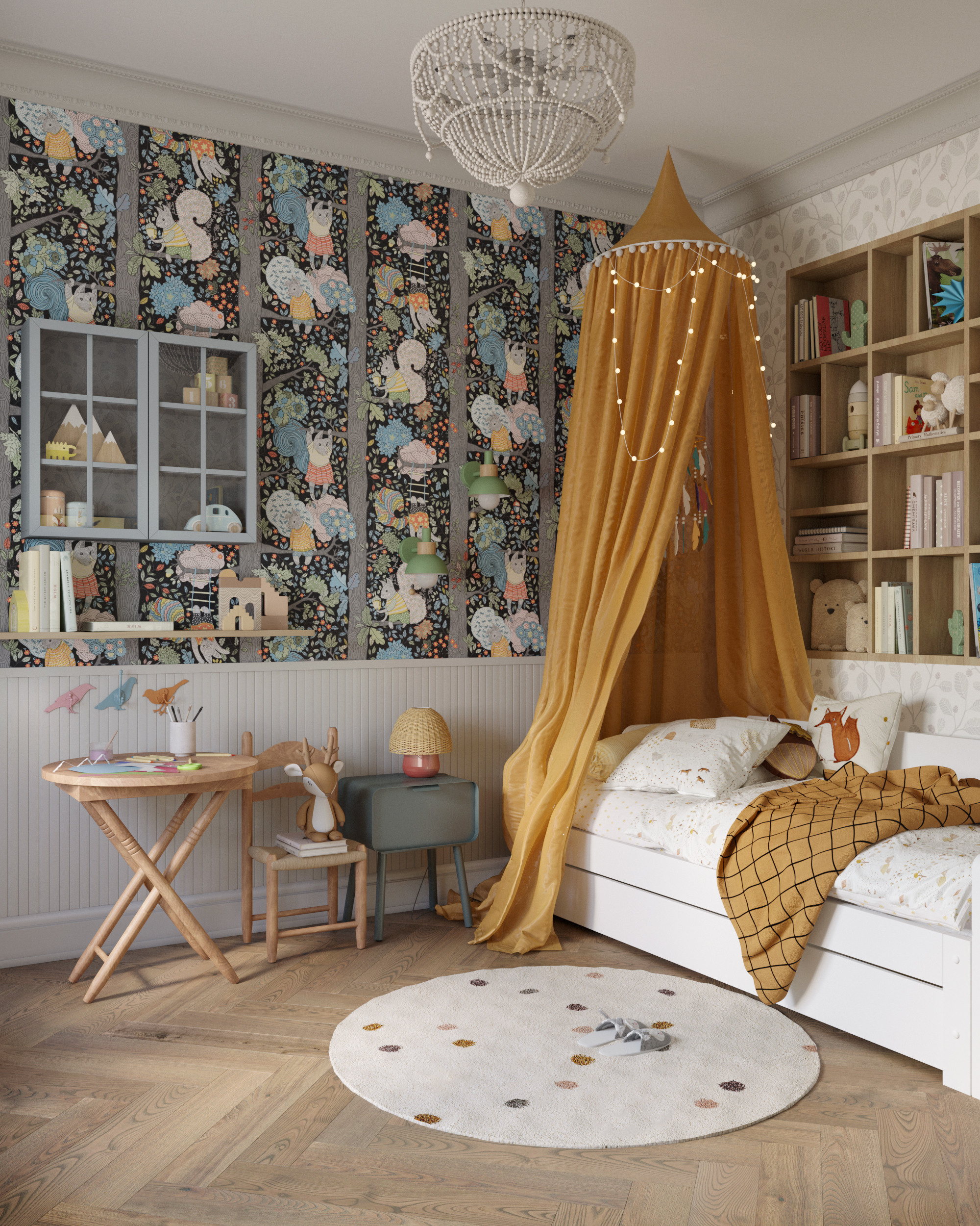 KID'S BEDROOM. Архитекторы бюро SPHERA. Визуализации Дизайн проектов