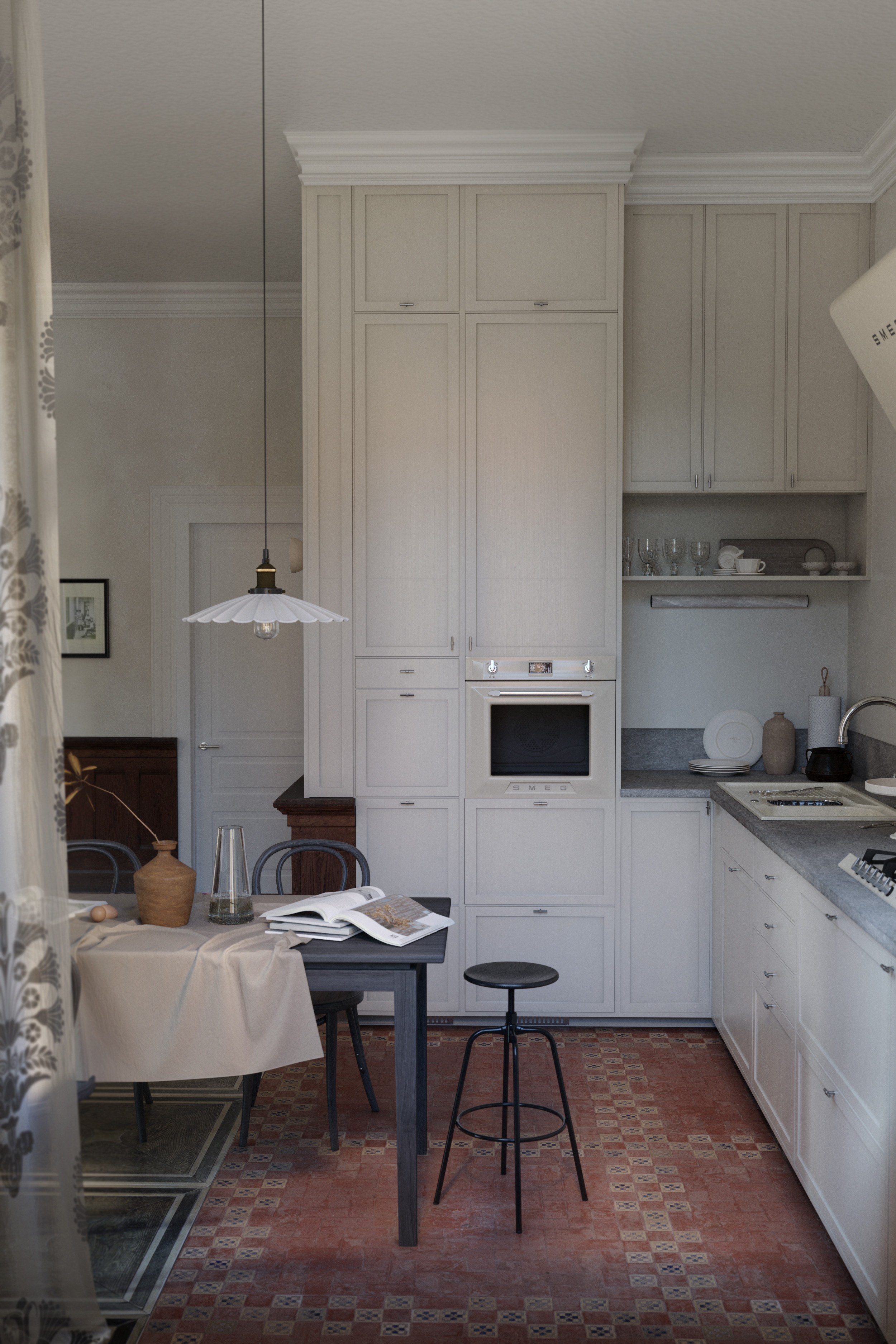 BEDROOM GREEN. Визуализации Дизайн проектов