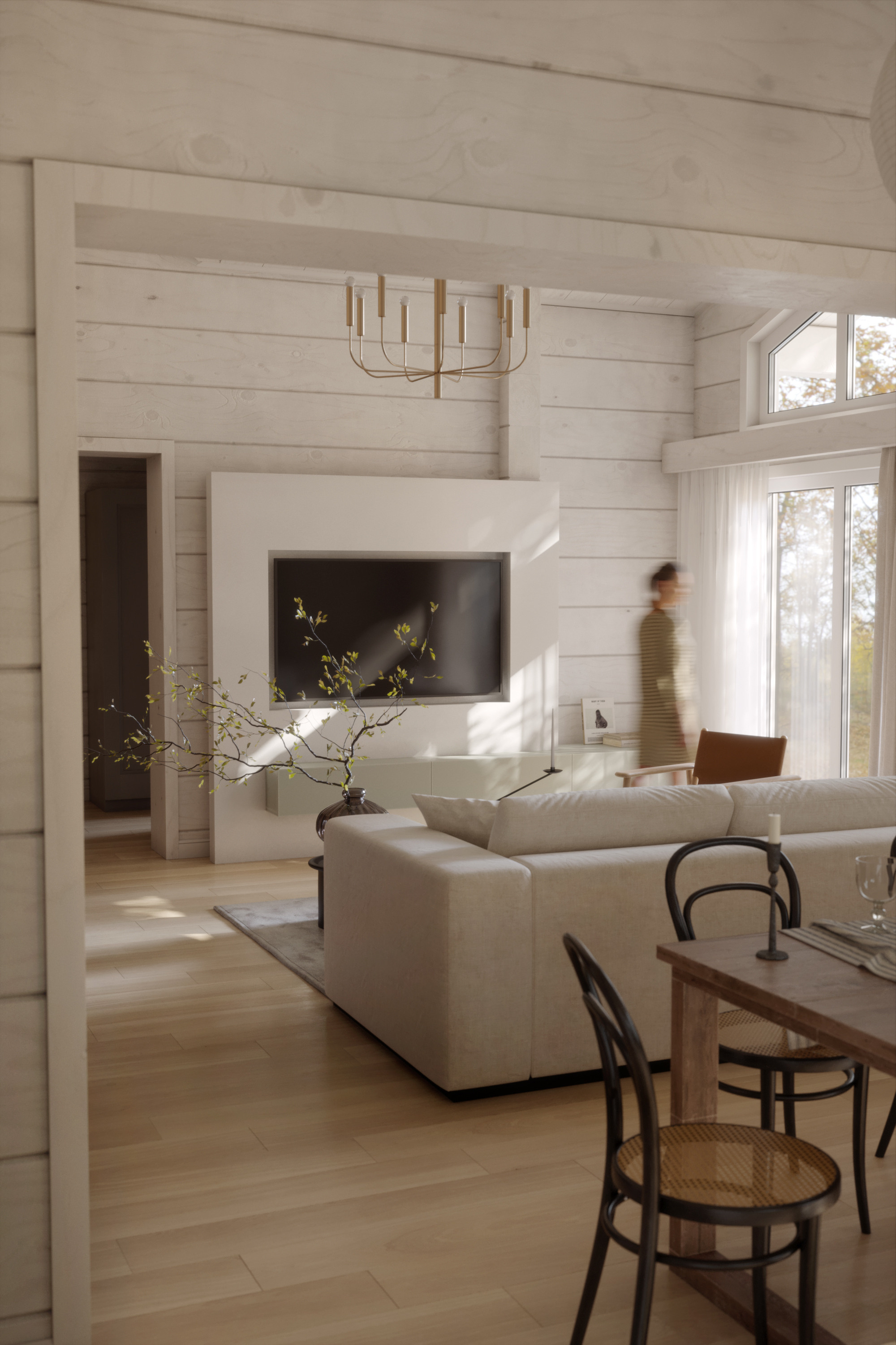 Загородный Дом. Архитектор Наталья Форш. Визуализации Дизайн проектов