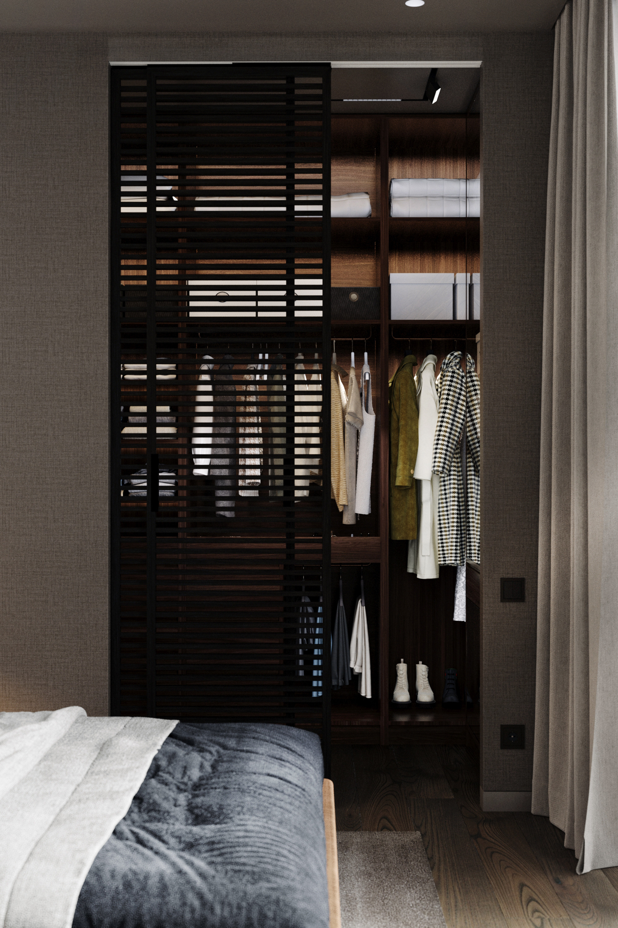 Спальня. Архитекторы бюро Sphera. Визуализации Дизайн проектов