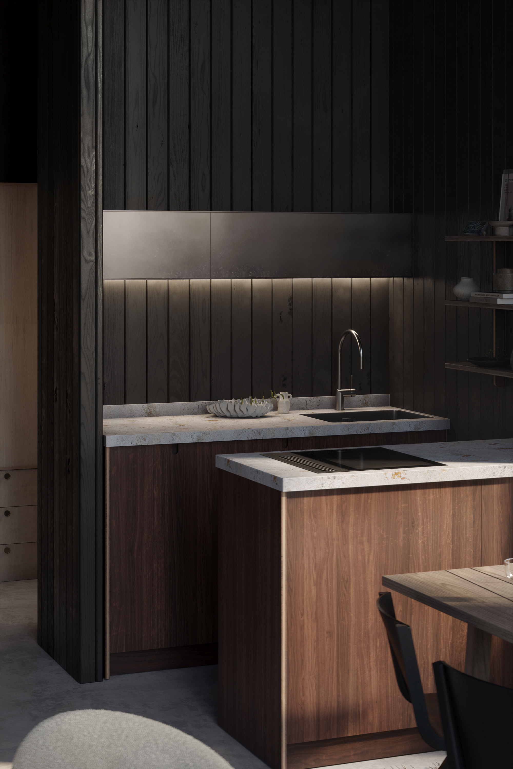 Дом в горах. Швеция. Архитектор Ольга Сушко. Визуализации Дизайн проектов