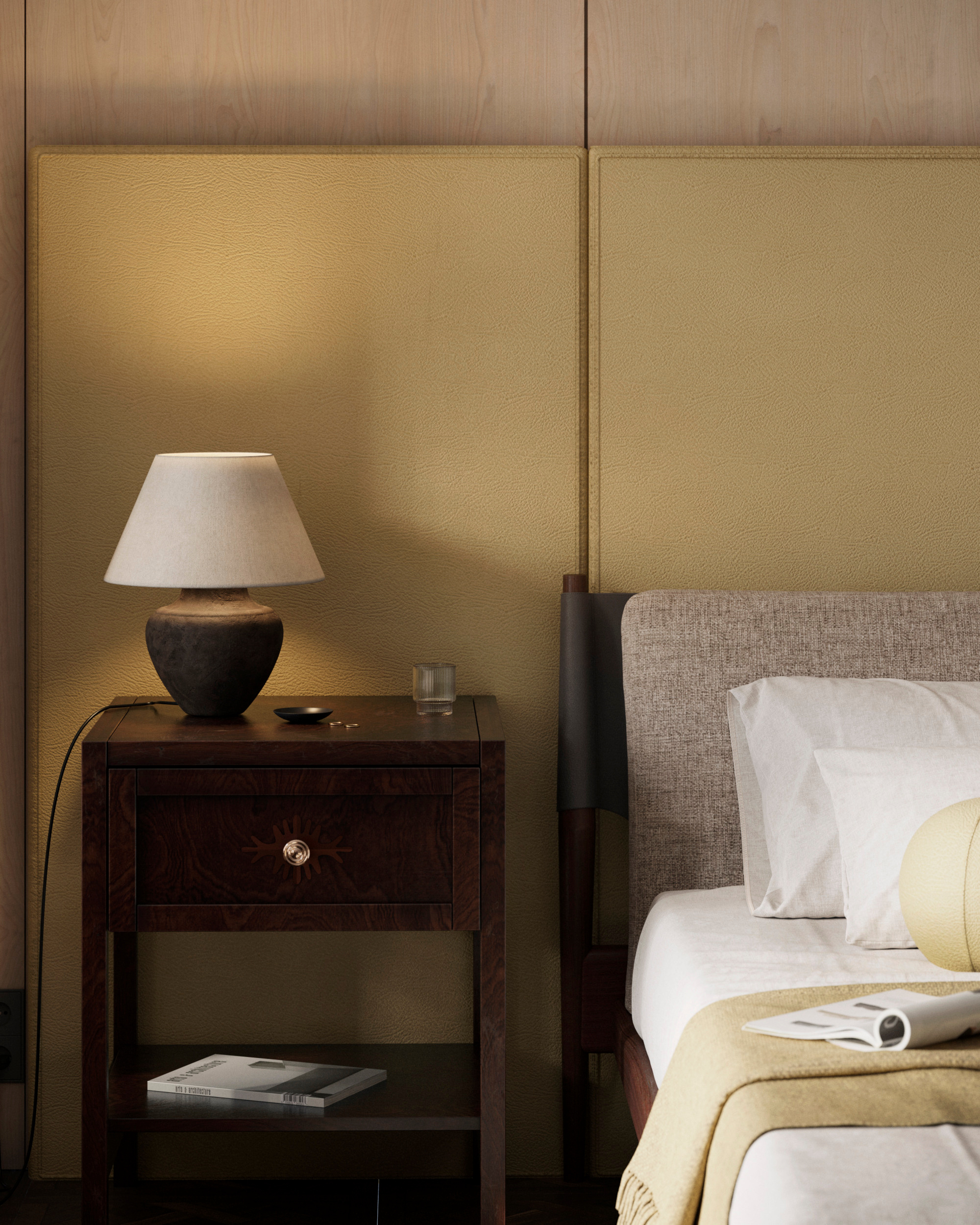 BEDROOM YELLOW. Визуализации Дизайн проектов