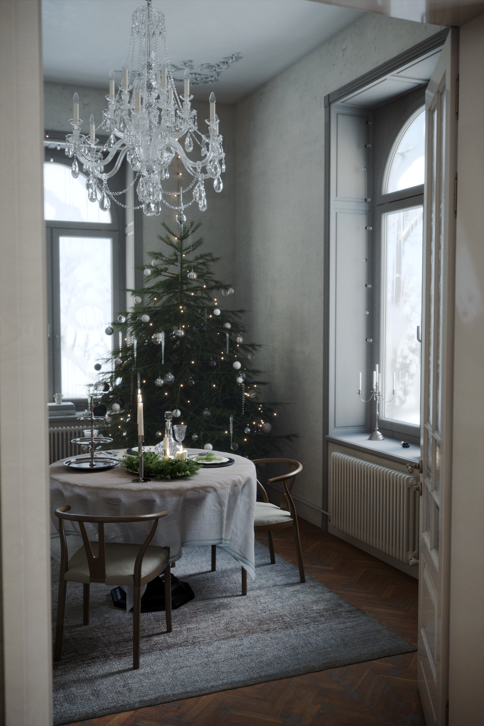 NEW YEAR MOOD. Визуализации Дизайн проектов