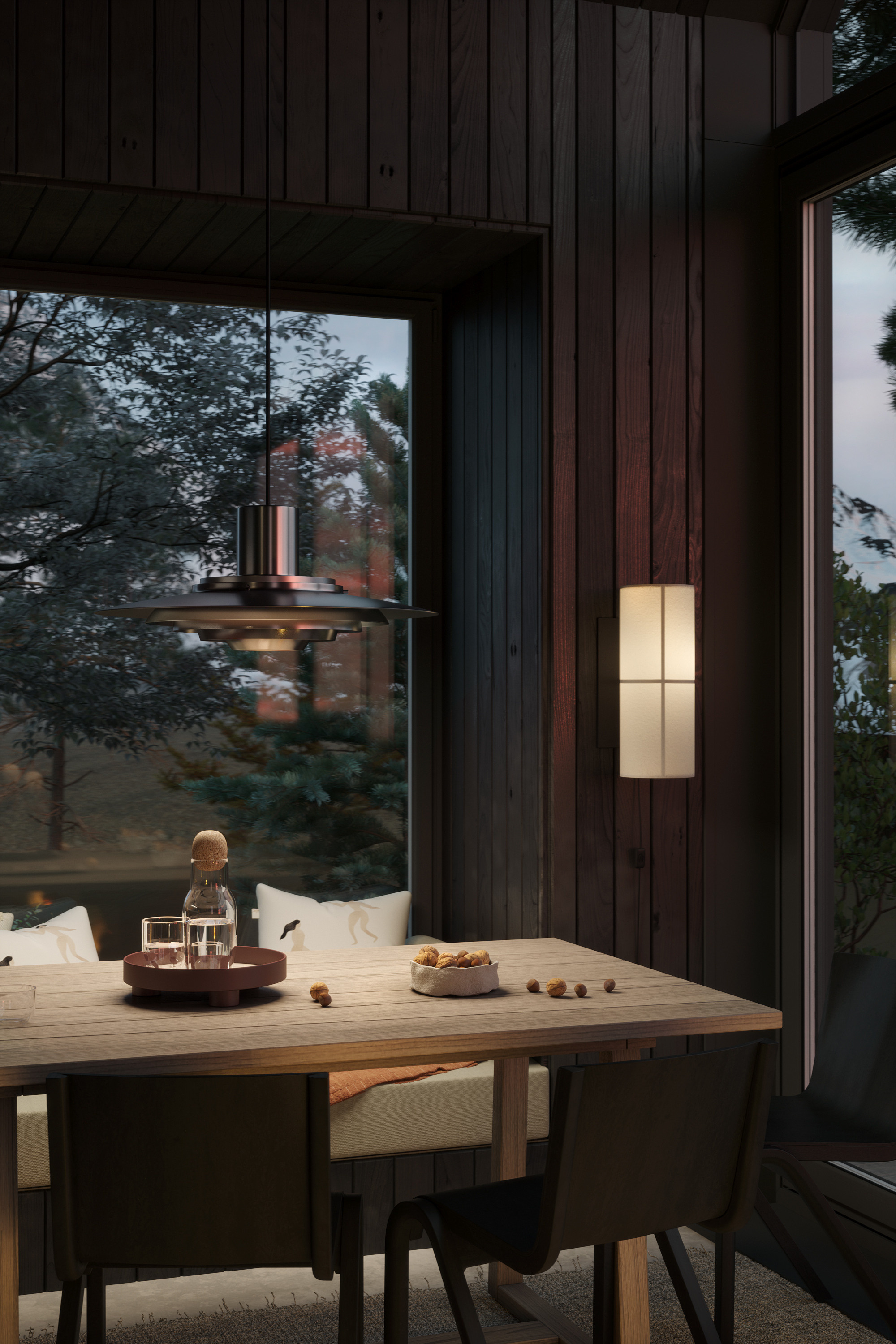 Дом в горах. Швеция. Архитектор Ольга Сушко. Визуализации Дизайн проектов