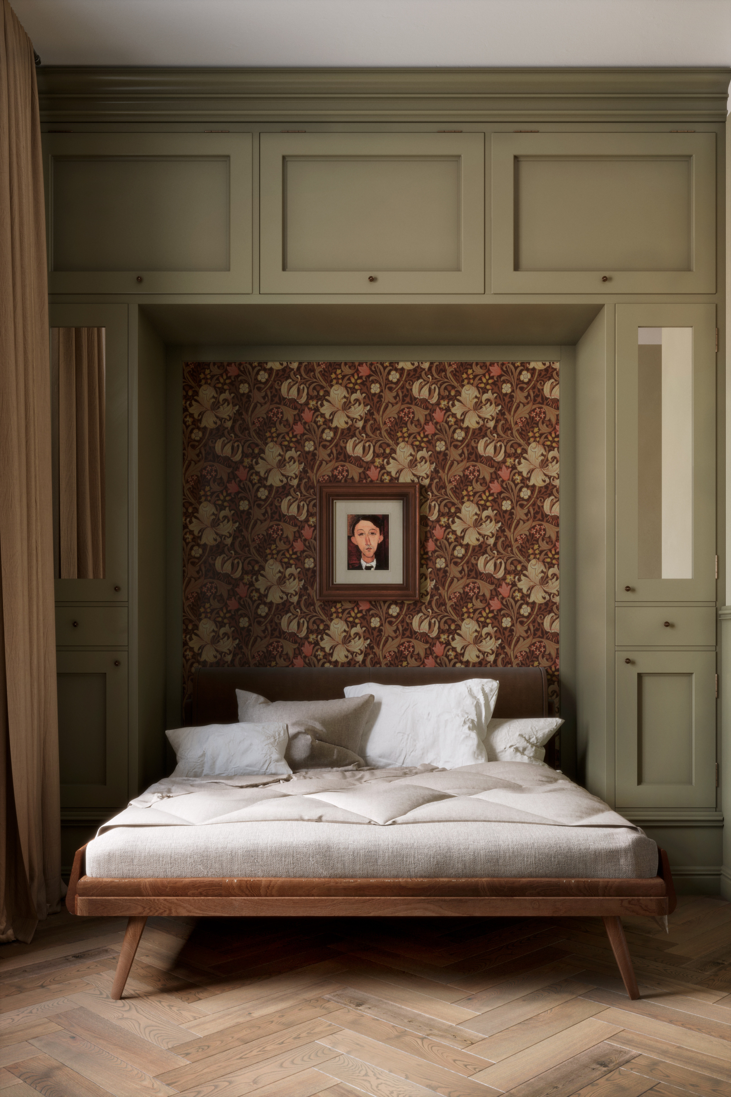 BEDROOM GREEN. Визуализации Дизайн проектов