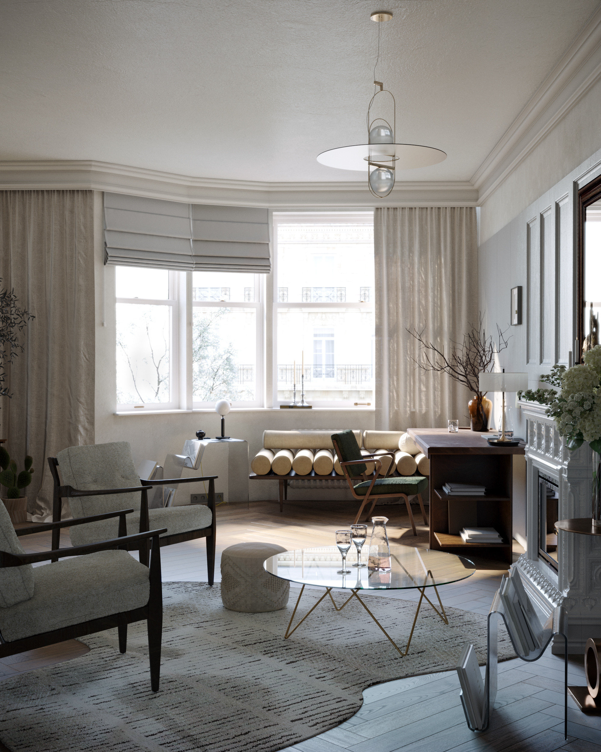 APARTMENT 1. Визуализации Дизайн проектов