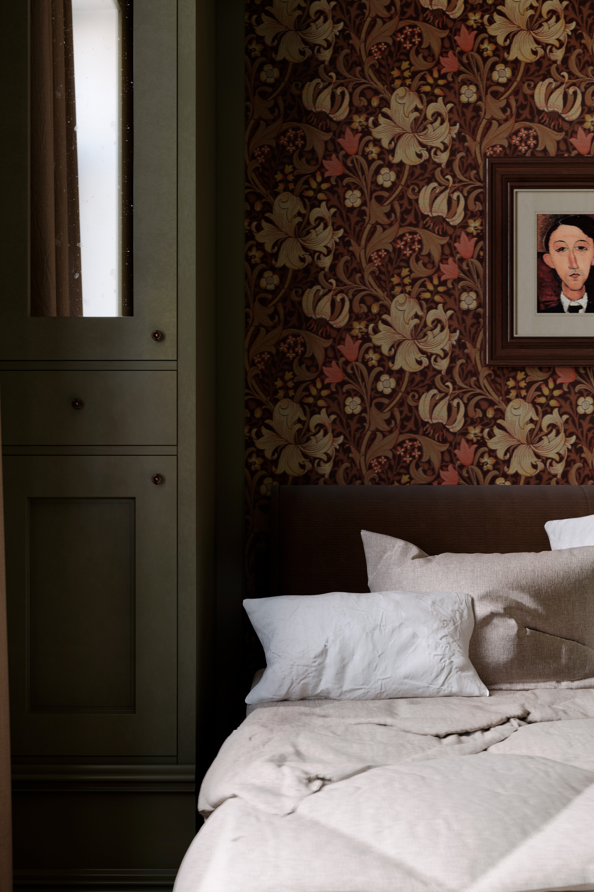 BEDROOM GREEN. Визуализации Дизайн проектов