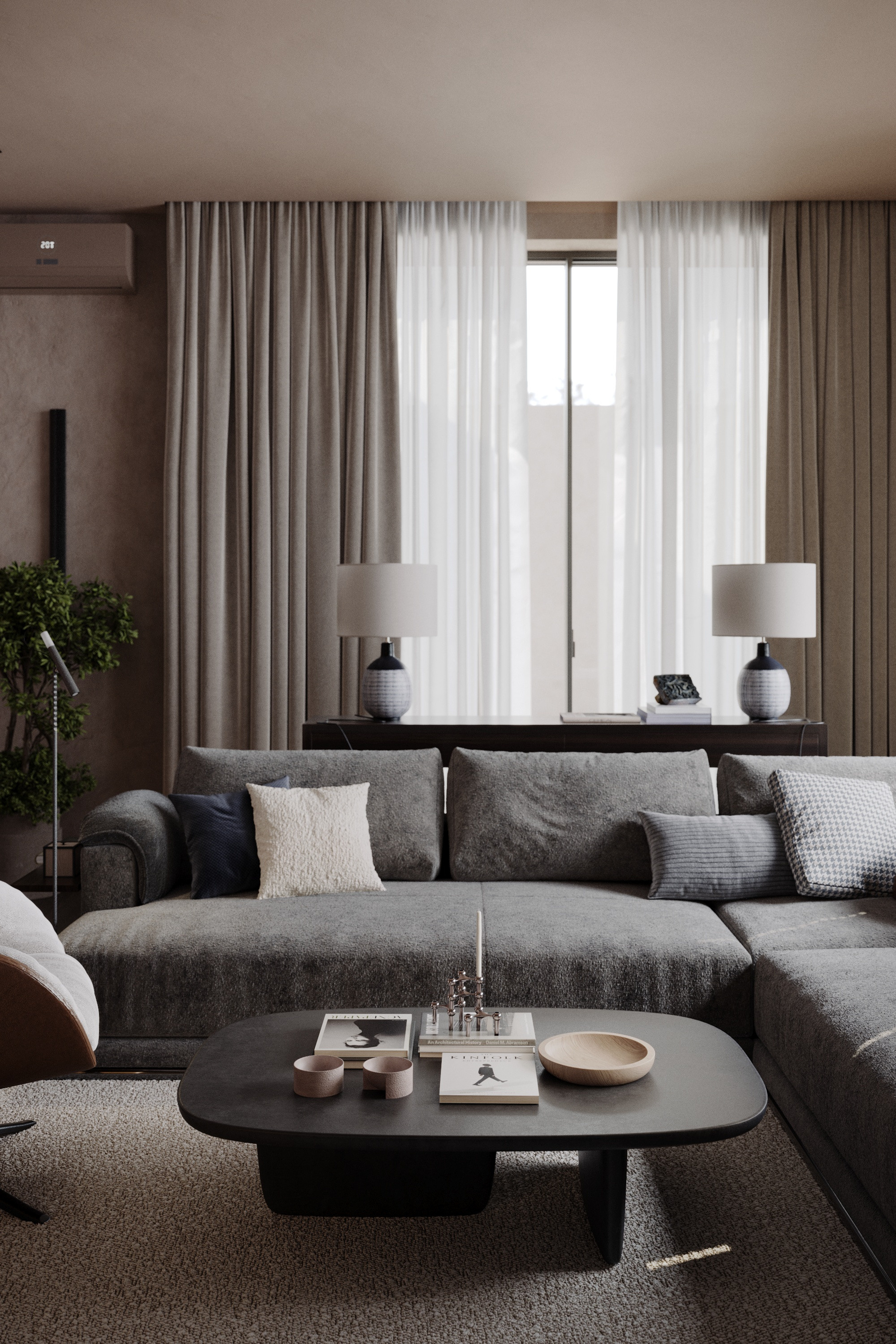 Пентхаус. Архитекторы Бюро SPHERA. Визуализации Дизайн проектов