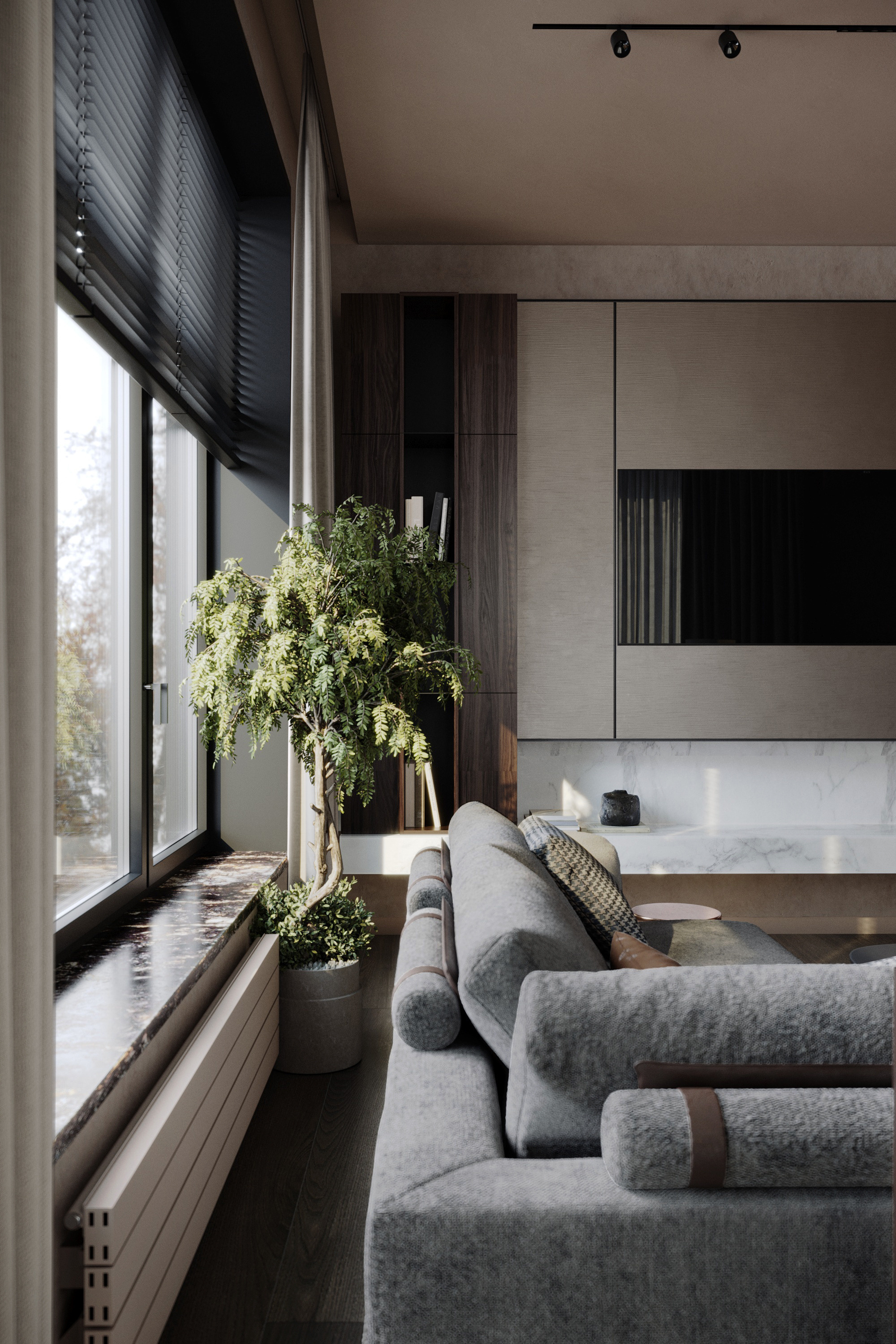 Пентхаус. Архитекторы Бюро SPHERA. Визуализации Дизайн проектов