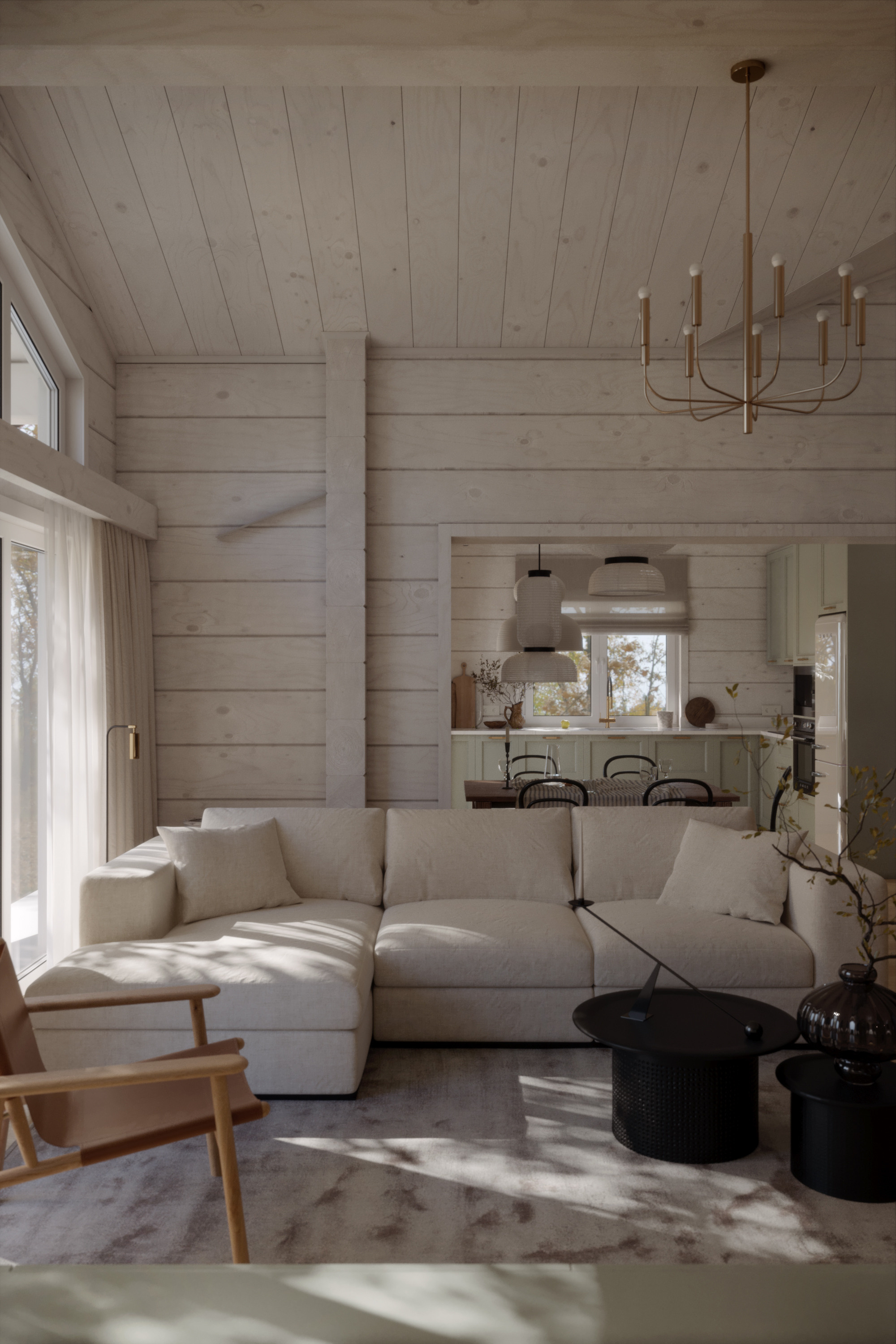 Загородный Дом. Архитектор Наталья Форш. Визуализации Дизайн проектов