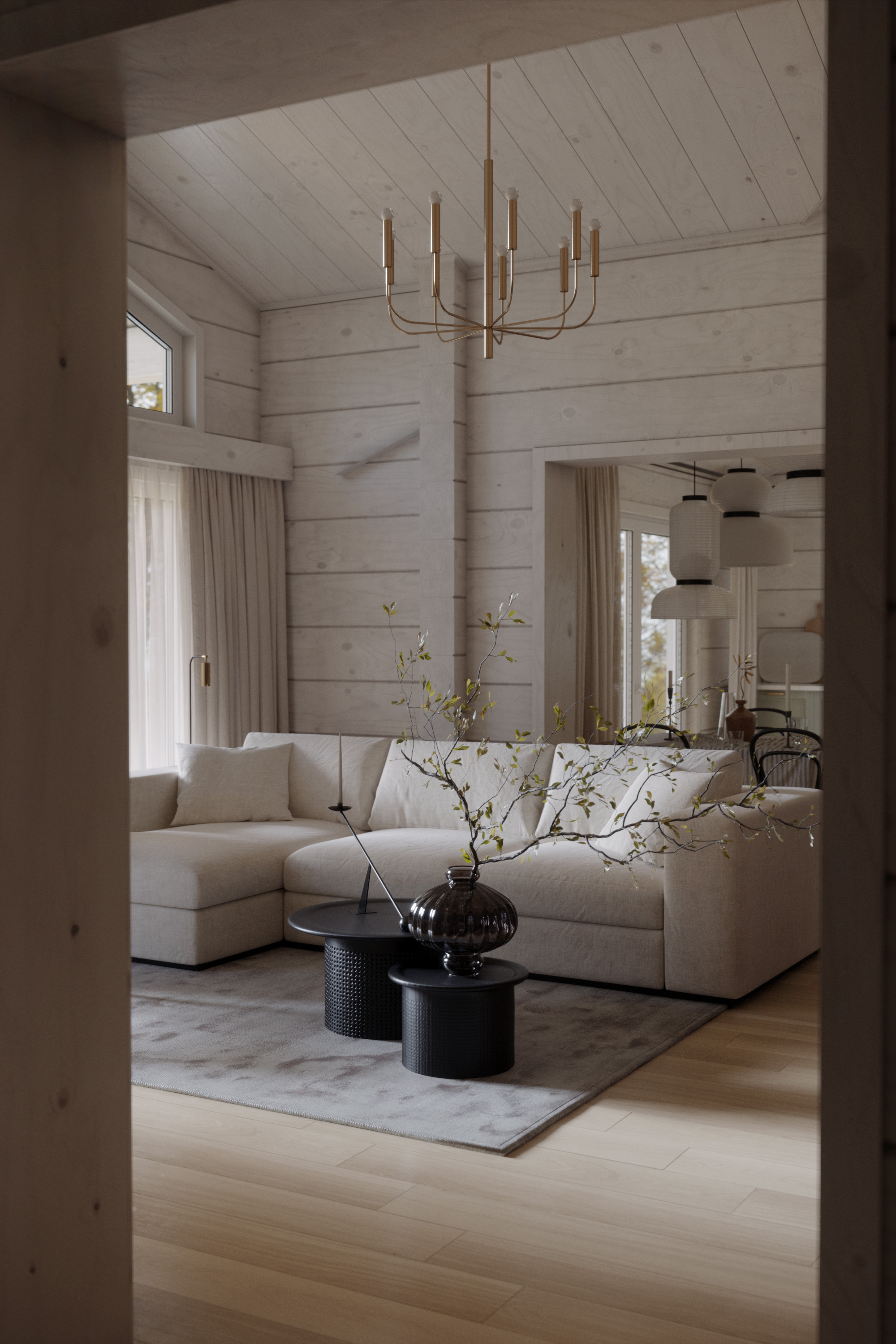 Загородный Дом. Архитектор Наталья Форш. Визуализации Дизайн проектов