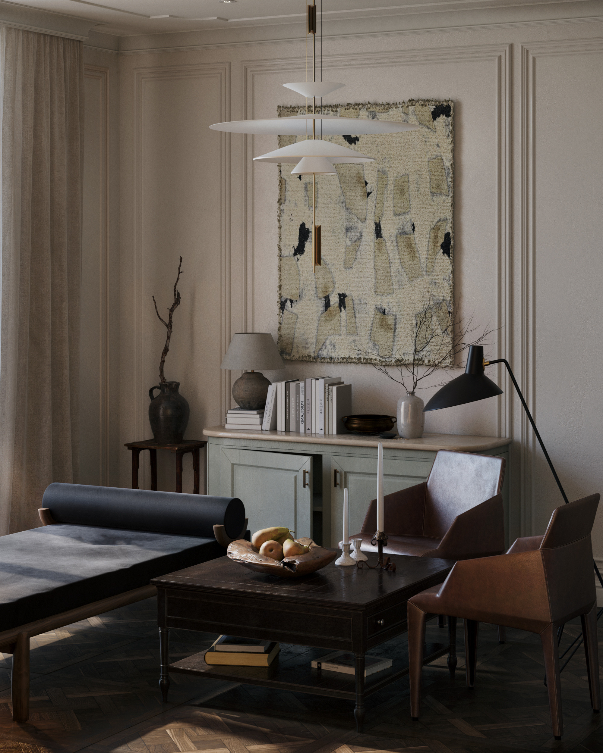 BEDROOM YELLOW. Визуализации Дизайн проектов