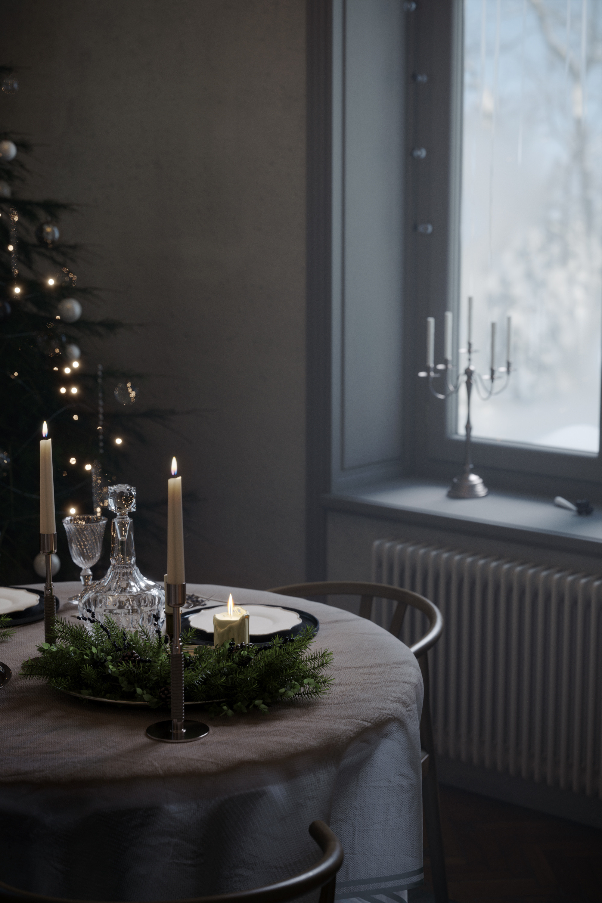 NEW YEAR MOOD. Визуализации Дизайн проектов