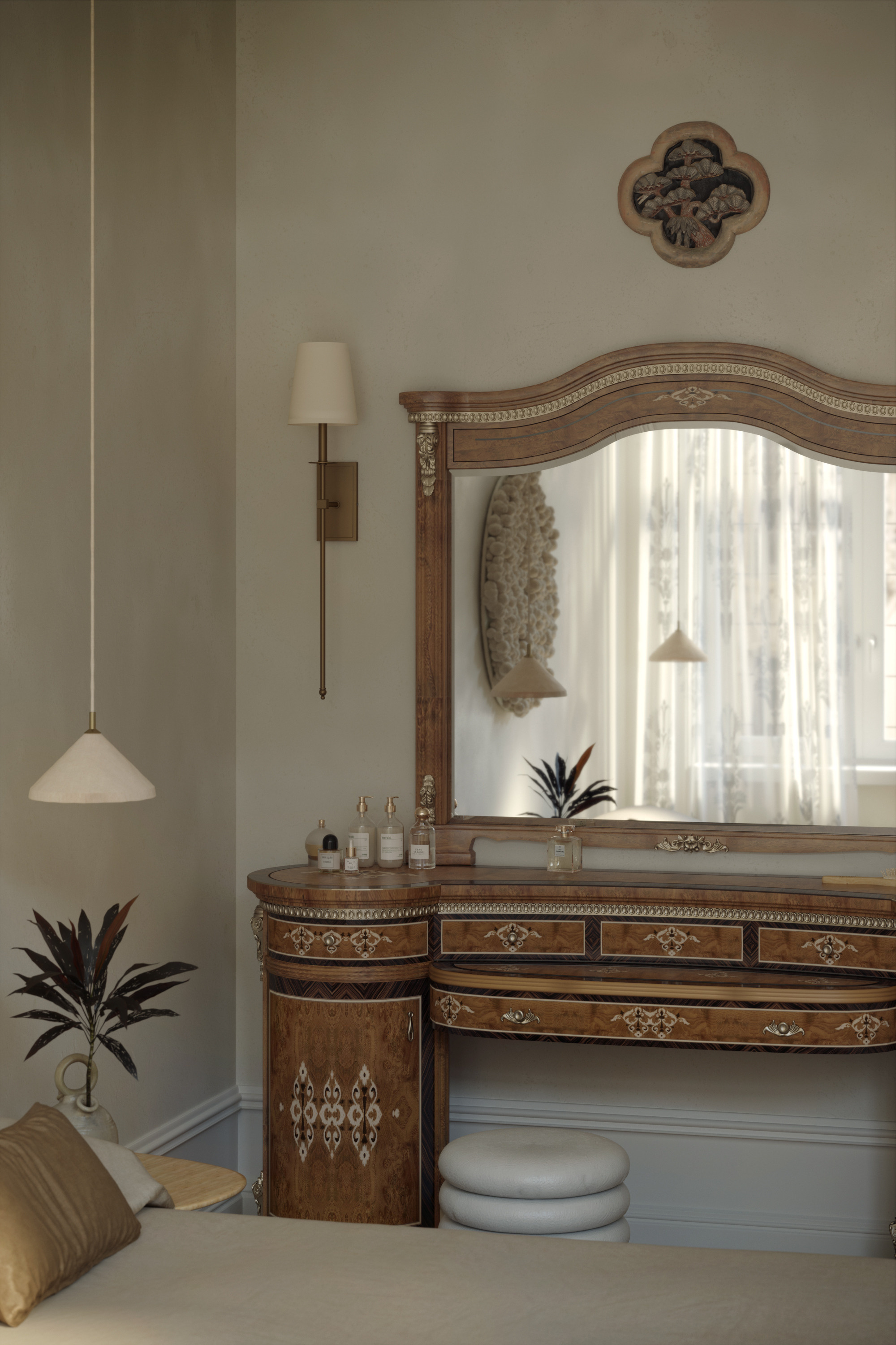 BEDROOM GREEN. Визуализации Дизайн проектов