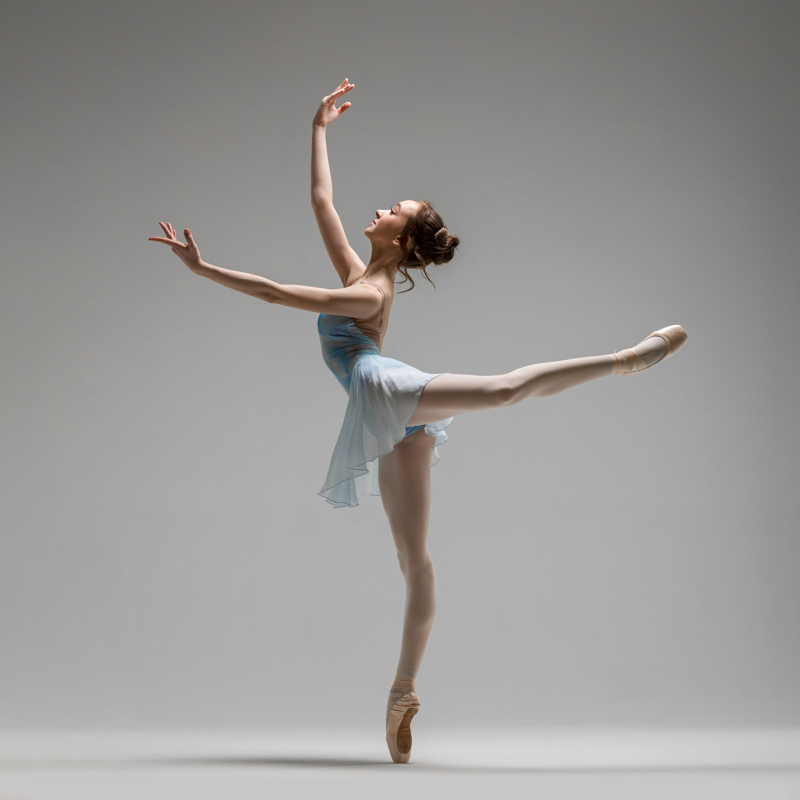 Балетная съёмка на белой циклораме и фонах. Балетный фотограф Алина Ханько — Душа Балета