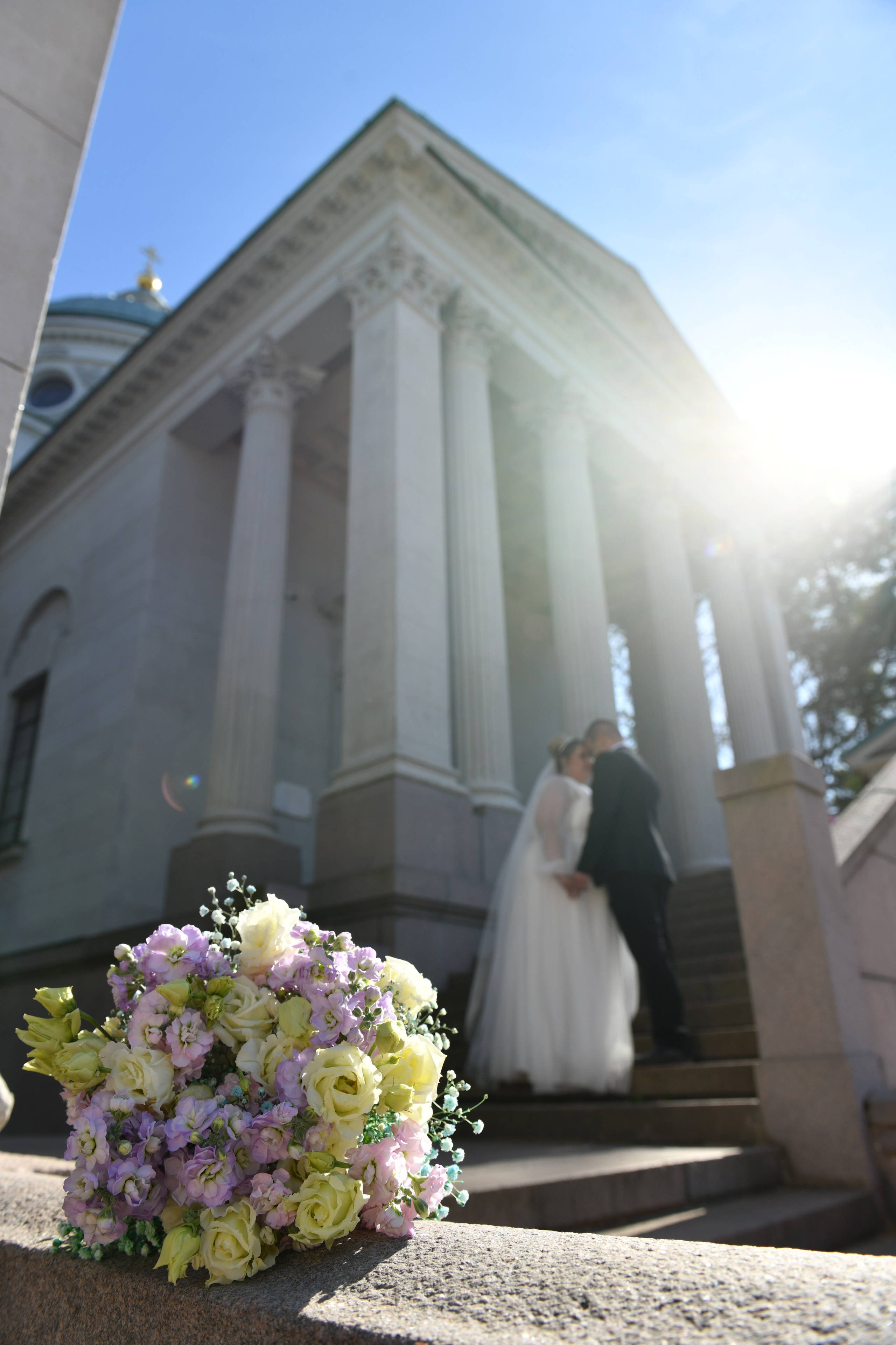 Анастасия и Максим. Регистрация и прогулка в усадьбе Архангельское. Свадебный и портретный фотограф в Москве Галина Борисова