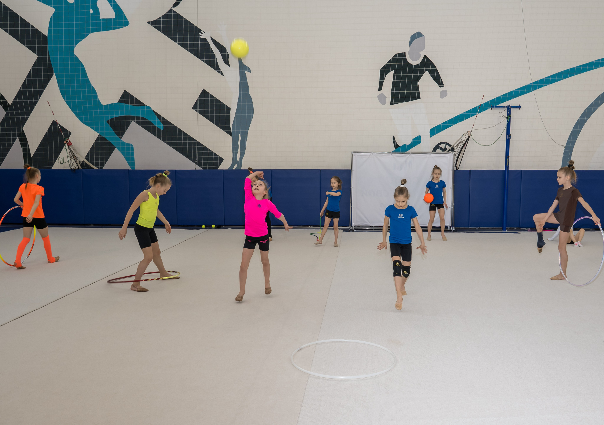 Тренировочный процесс. Художественная гимнастика. Фотограф в Москве