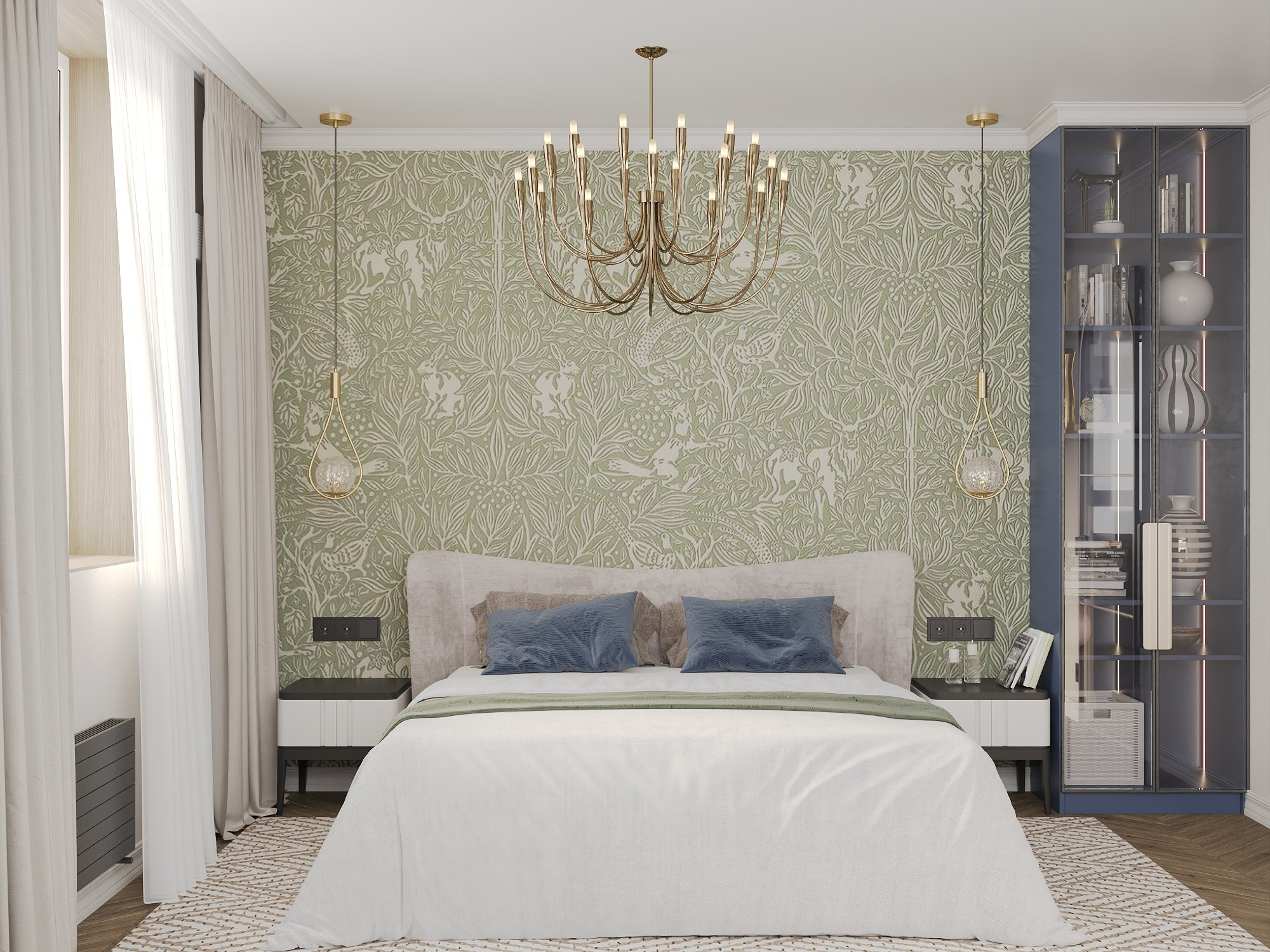 ЖК Discovery Residence, квартира 82,6 м². БК студия дизайна интерьера