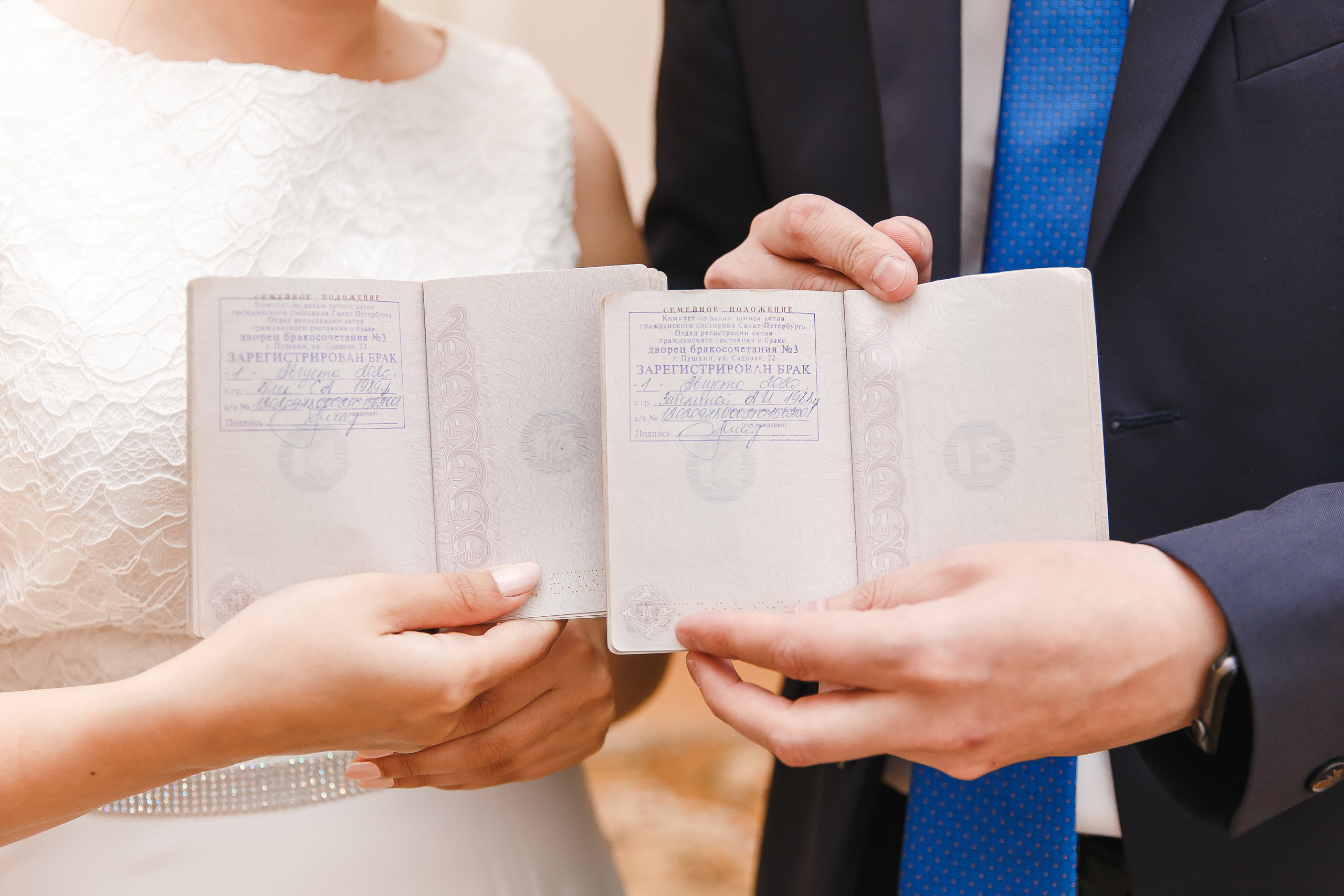 Фотосъемка свадьбы для двоих в г. Пушкин