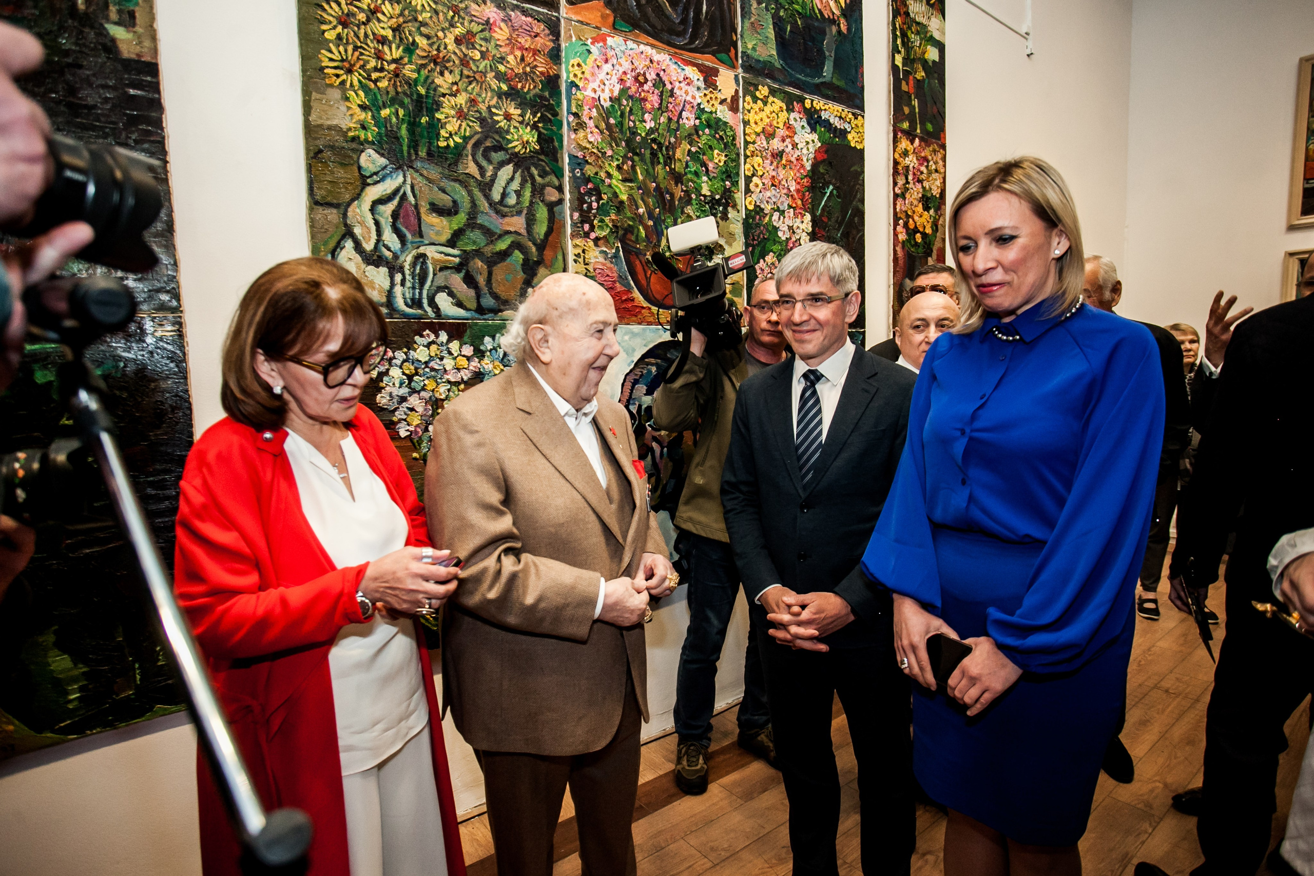 Открытие выставки Зураба Церетели. Art photographer Nino