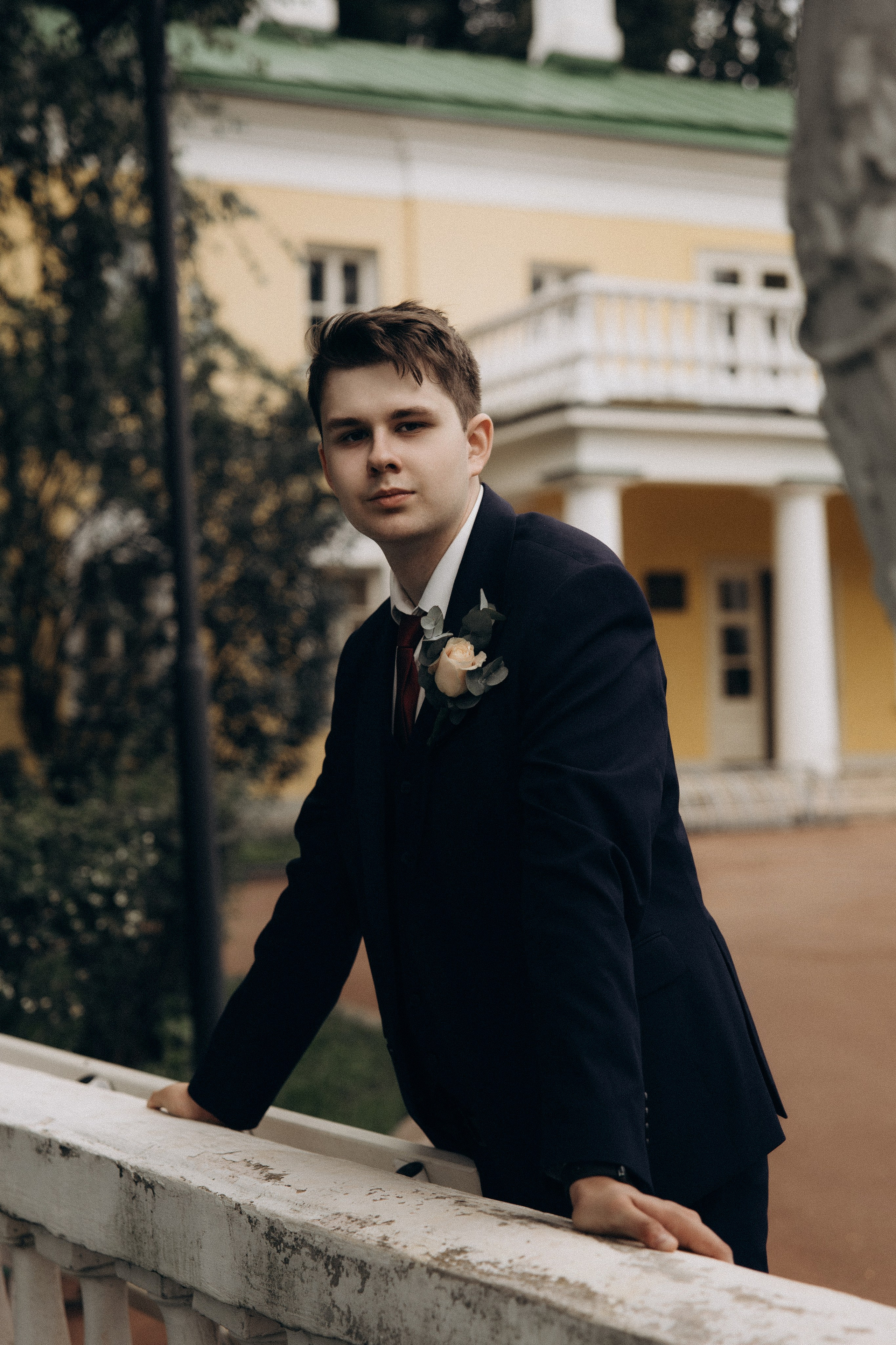 Фотосессия свадьбы Ивана и Александры в парке Горки Ленинские