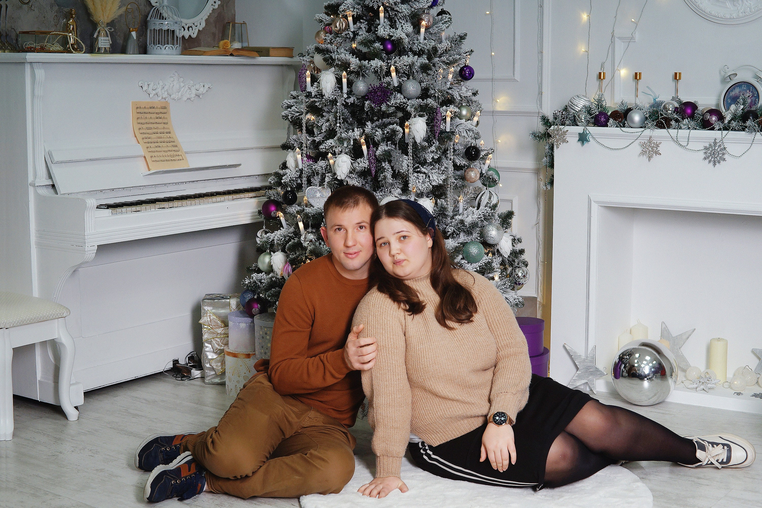 Семейная съёмка в студии. Семейный фотограф г. Новокузнецк Юлия Машникова