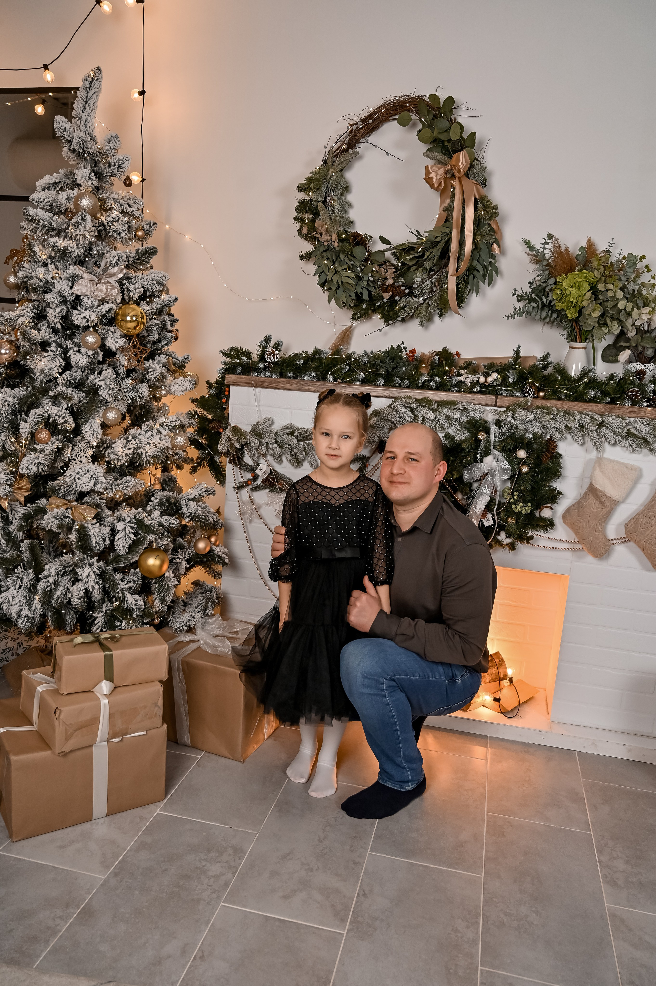 Новогодняя фотосессия в студии. Семейный и свадебный фотограф в г. Уфа Динара