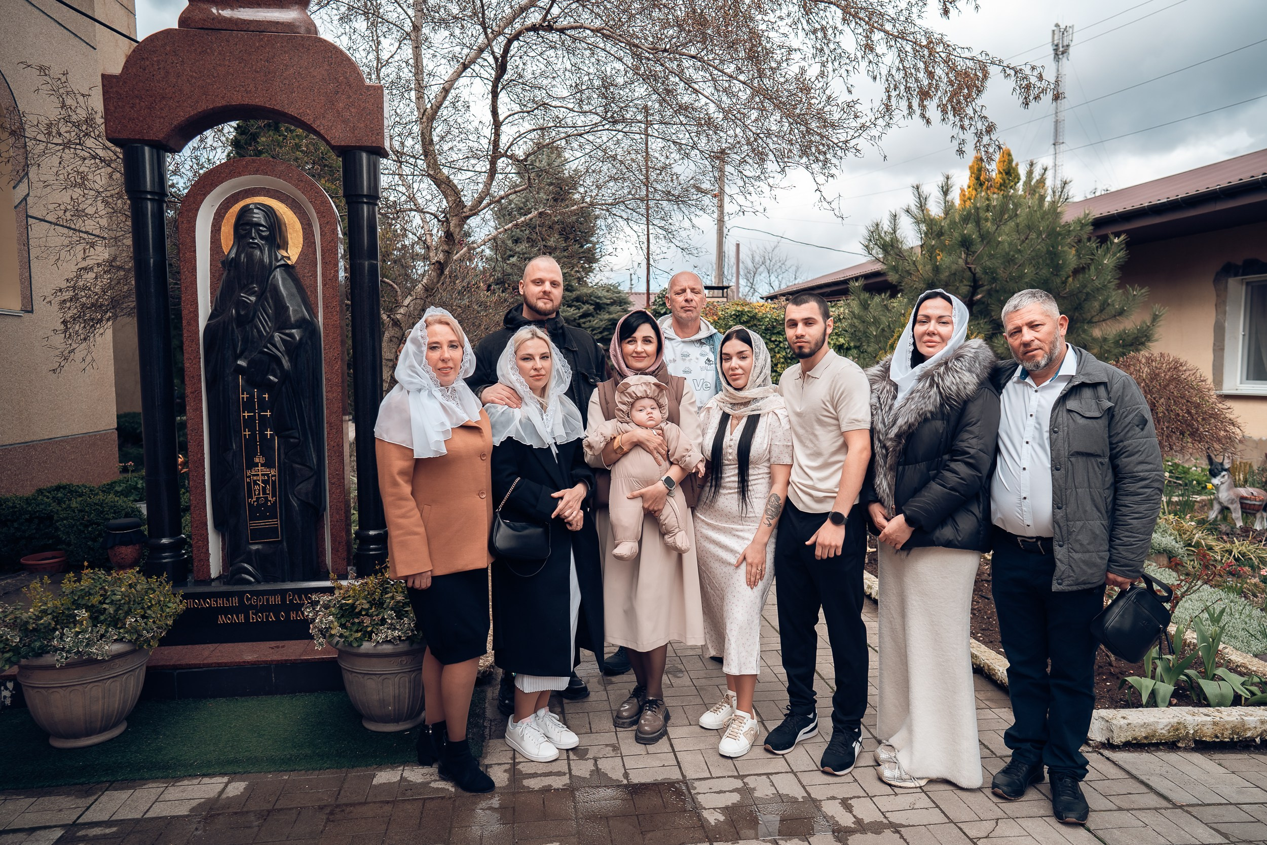 Крещение в храме Прп.Сергия Радонежского с. Орлиное. Церковный фотограф Севастополь