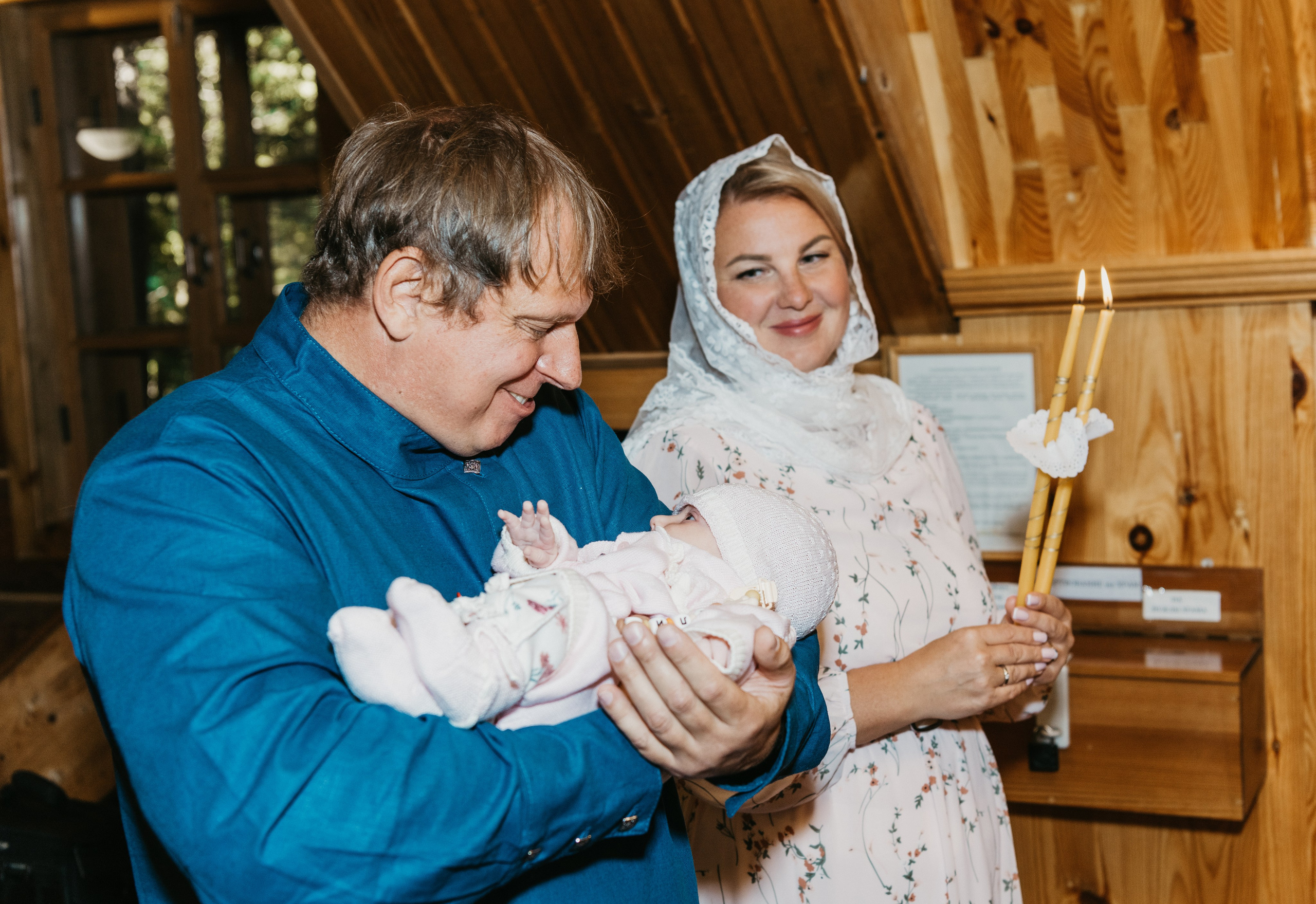 Крещение Елизаветы. Фотограф на выписку из роддома в Москве и МО