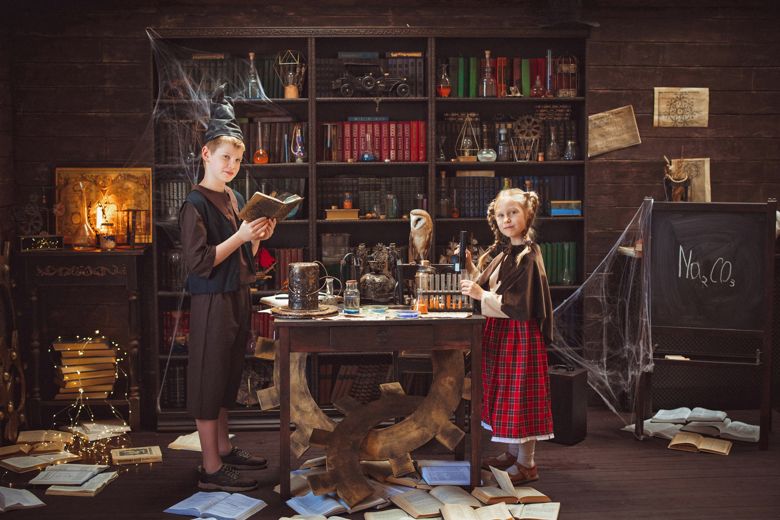 Детская фотосессия «Наука и Опыты». Семейный и детский фотограф в Краснодаре Анна Трашкова