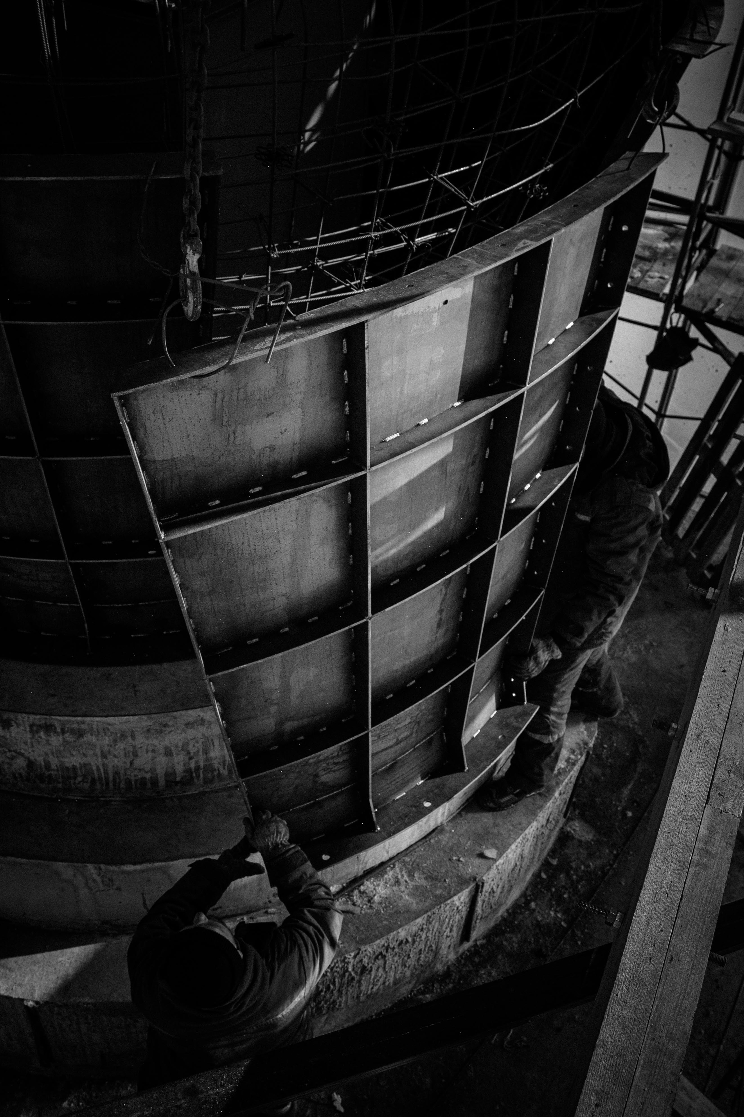 Строительство Ступы в Яхроме. Фотография, как она есть