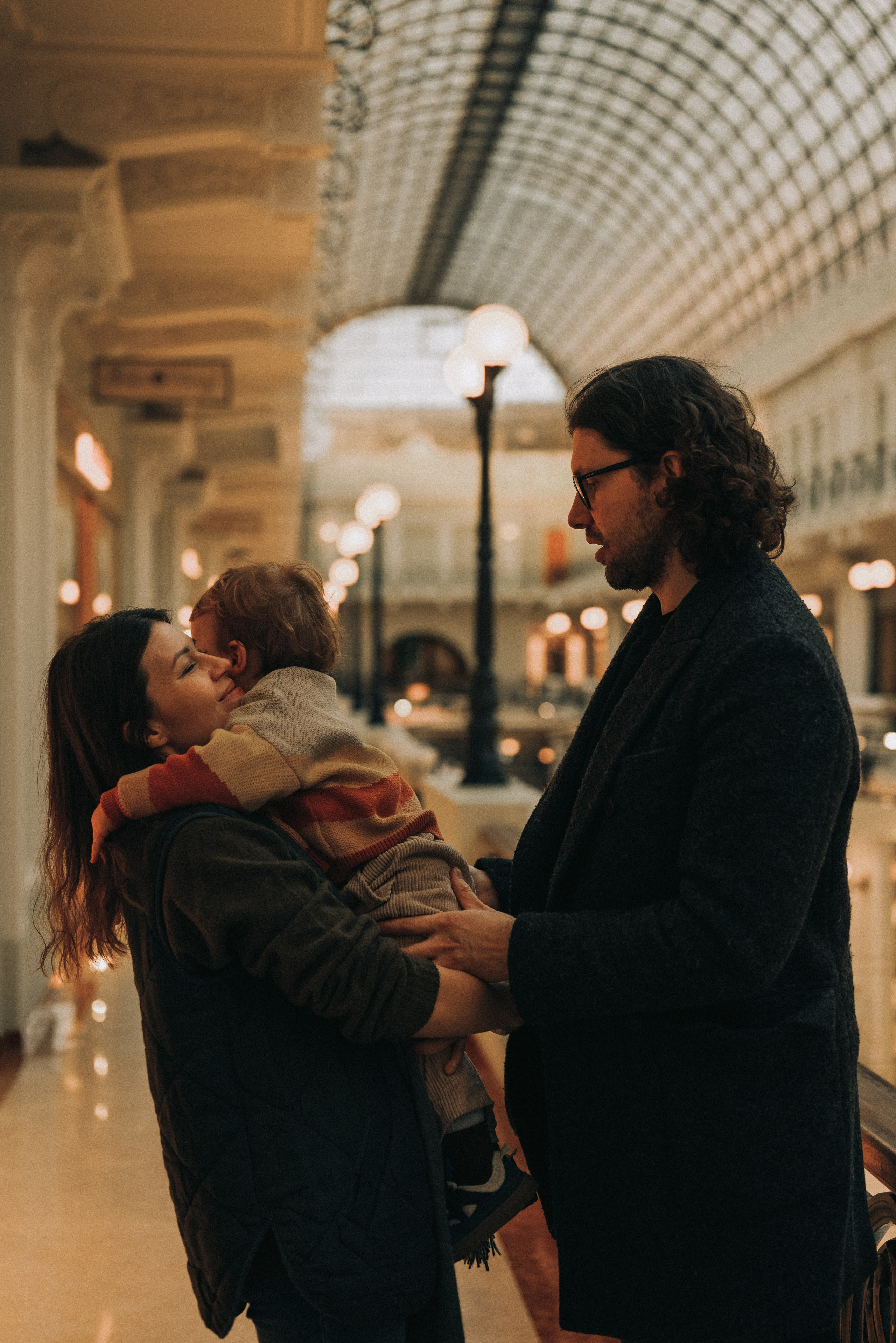 Прогулка по Москве. Ксения, Лев и Аркадий. Семейный фотограф в Москве Дарья Пузикова