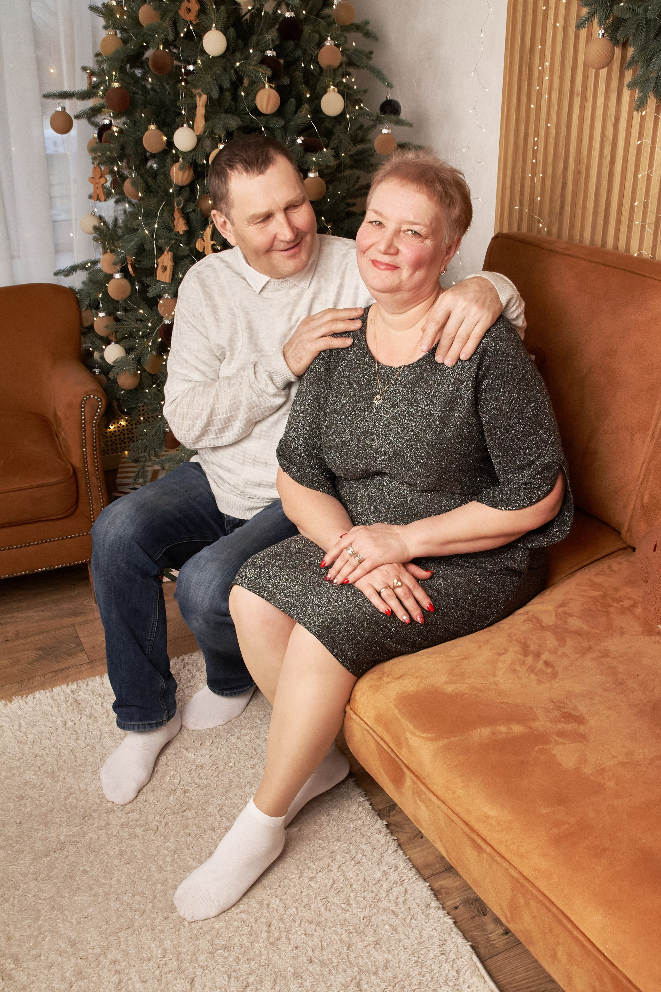 Новогодняя семейная съёмка. Фотограф Анна Буторина Киров