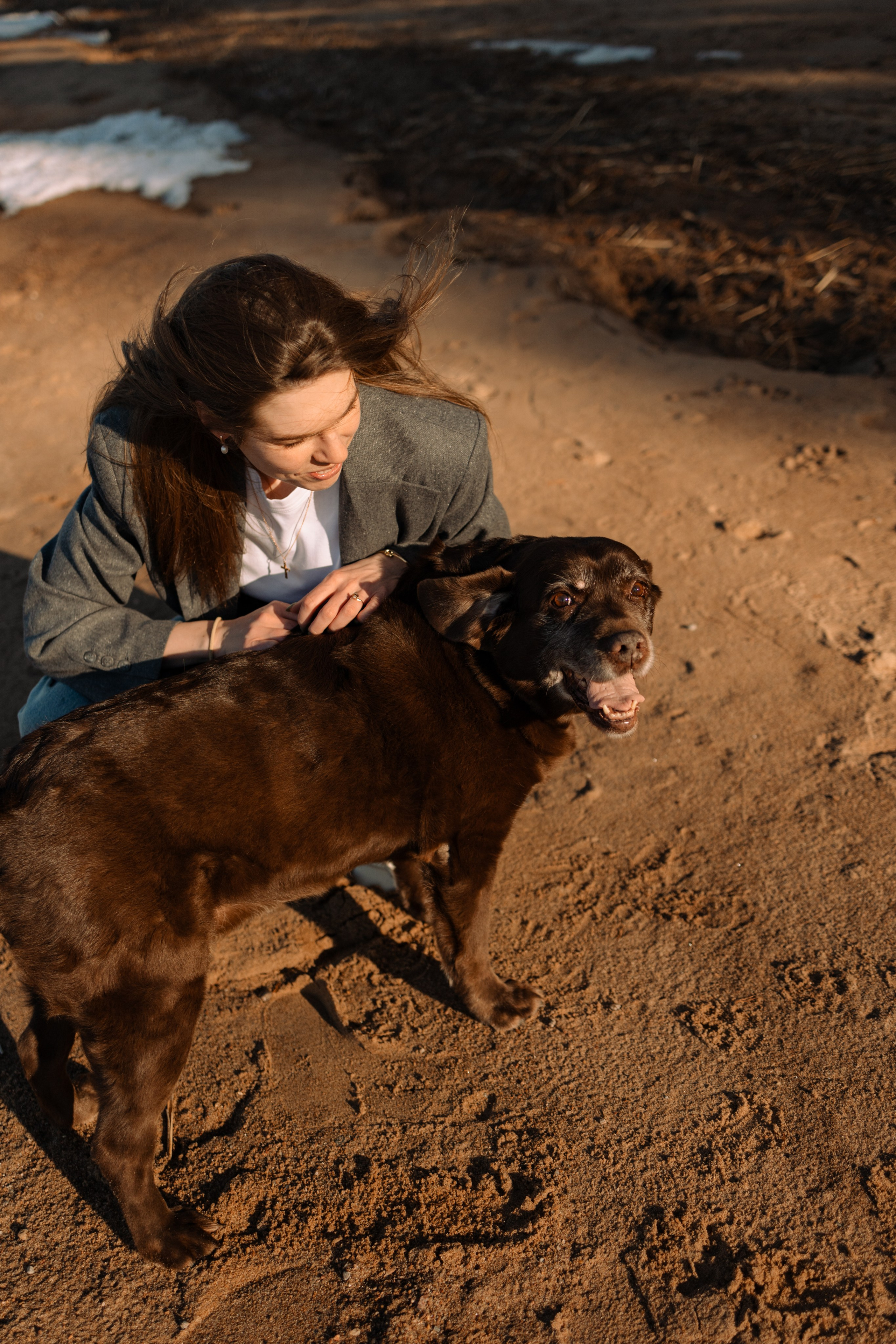 Оля и Питоня. Фотограф — Анималист | Санкт-Петербург