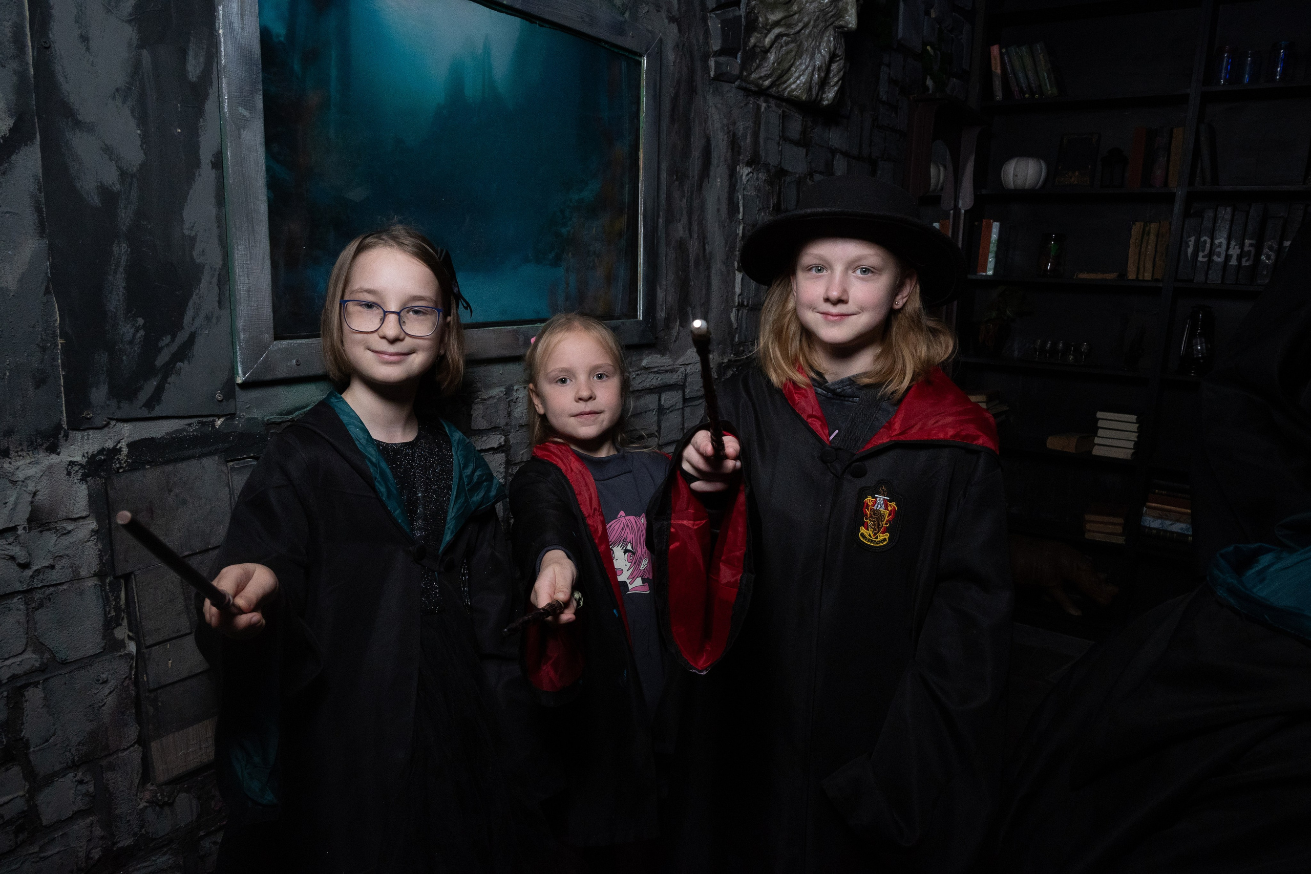 День рождения ребенка в «Подземелье Слизерин». Фотограф мероприятий в Москве