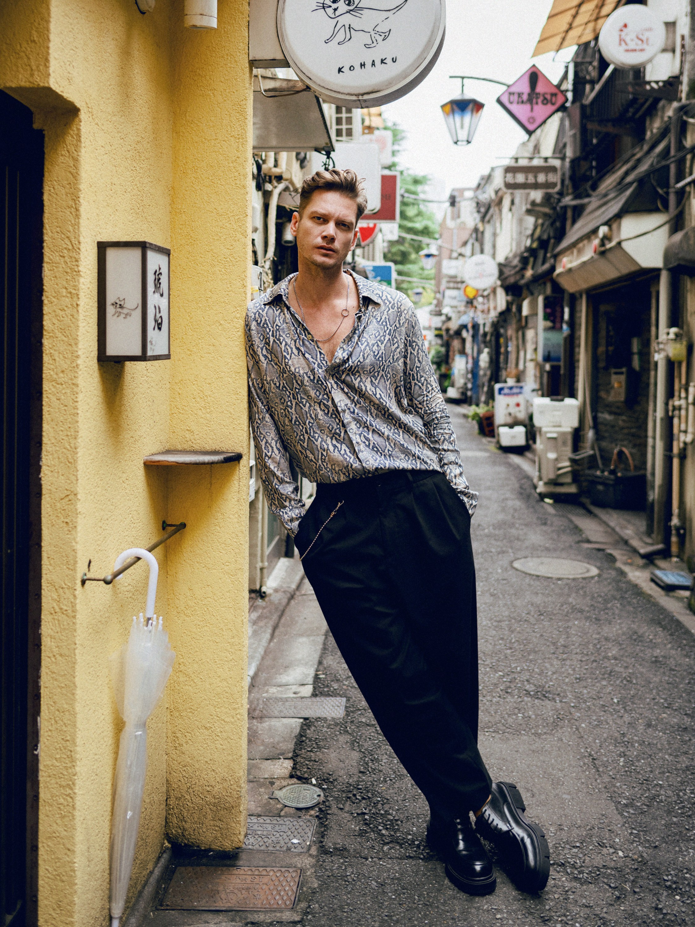 Men's photoshoot in Tokyo. Photographer in Tokyo Anatolii Ozarto