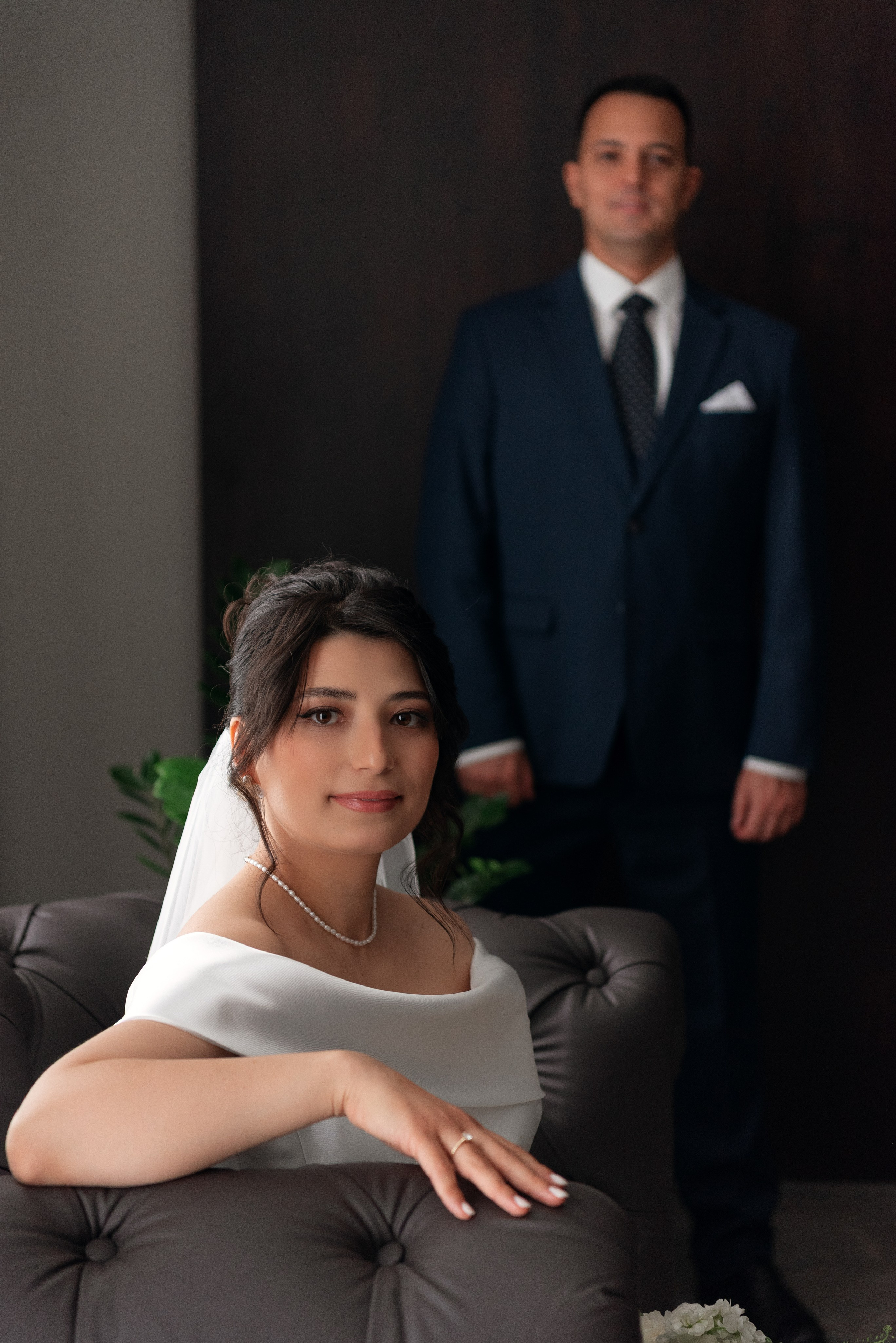 Митинский Дворец Бракосочетания. Нафиса и Фредерик. Ульяна Сёмина, фотограф, Москва