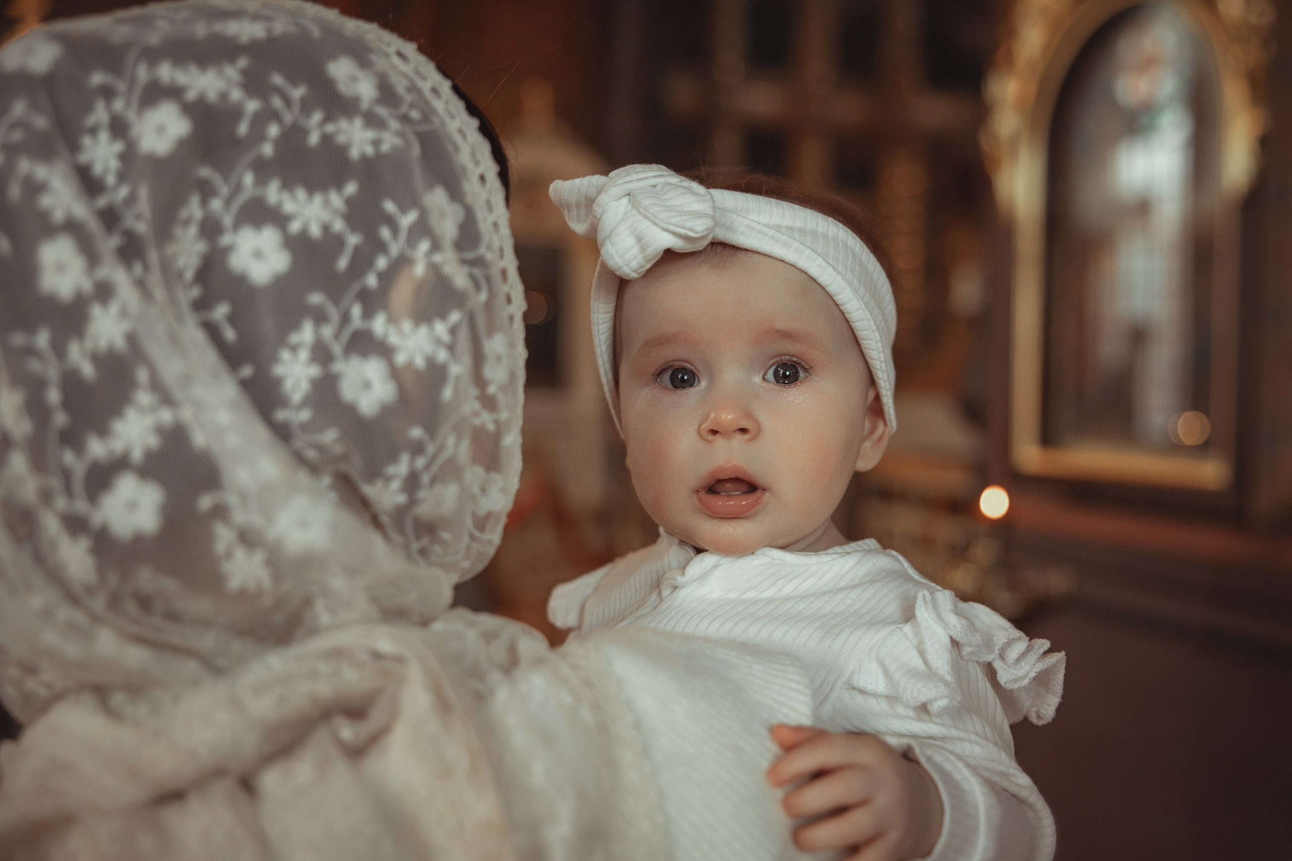 Таинство Крещения Василисы. Свято-Троицкий собор, г. Краснодар. Фотограф на Крещение и Венчание Краснодарский край — Гранкина Юлия