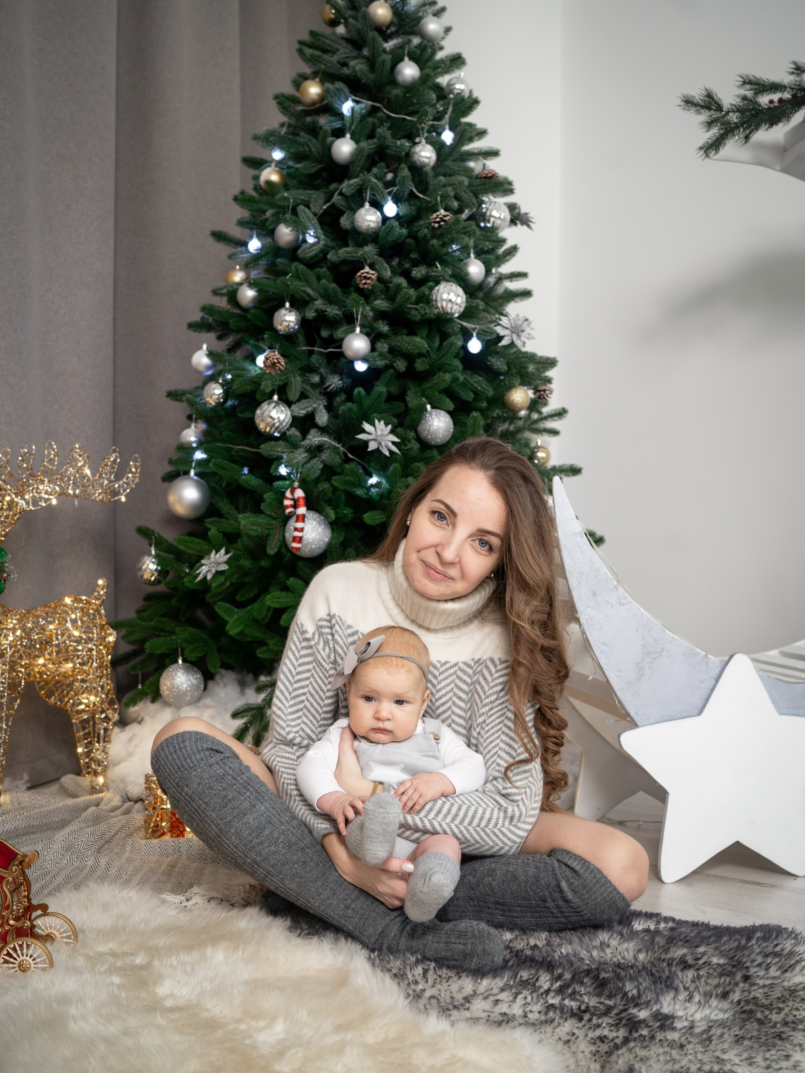 С самоедской лайкой. Фотограф Зинаида Евдокимова