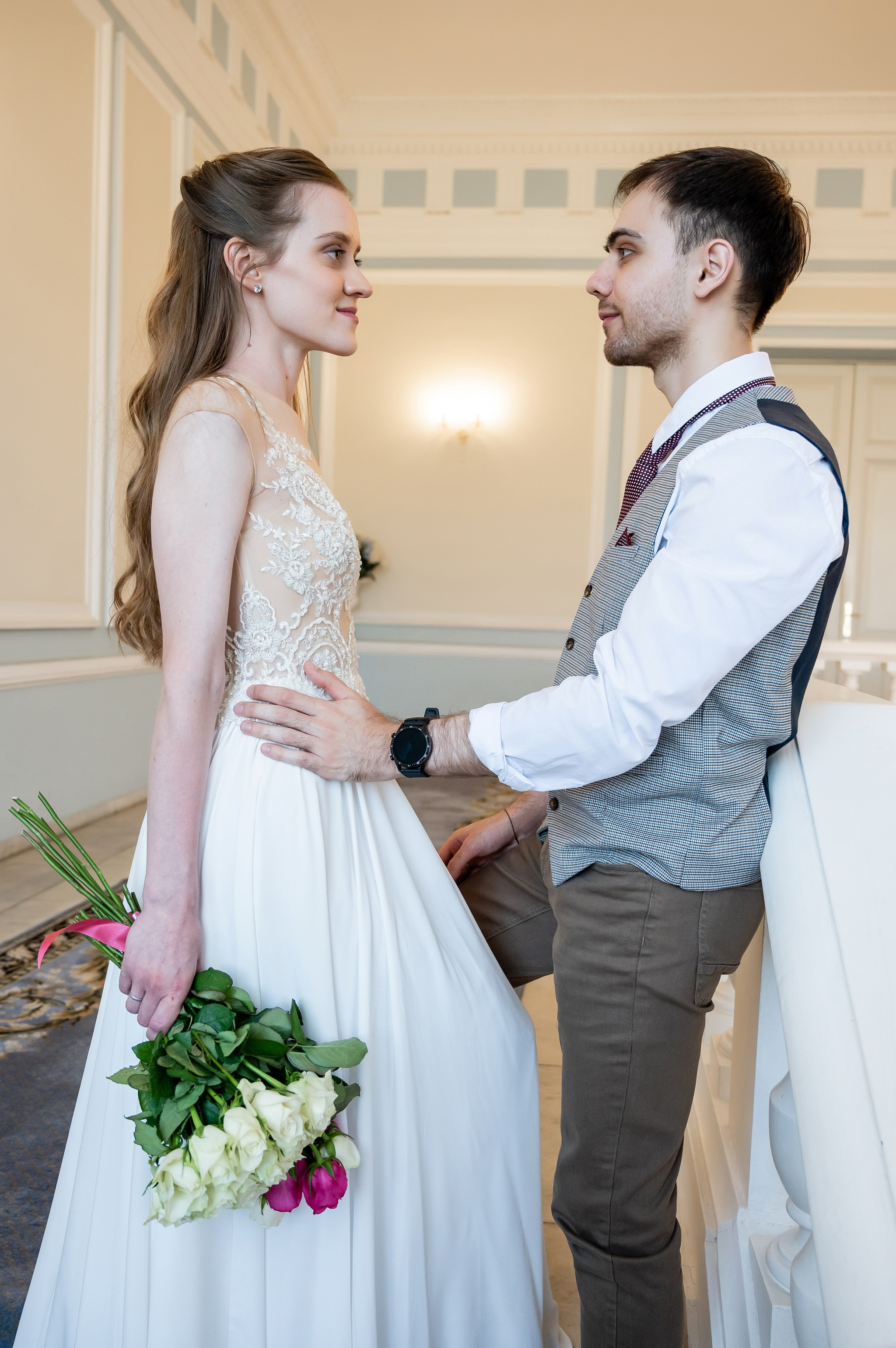 Зеркальный дворик. Свадебный и семейный фотограф из Санкт-Петербурга Климов Анатолий