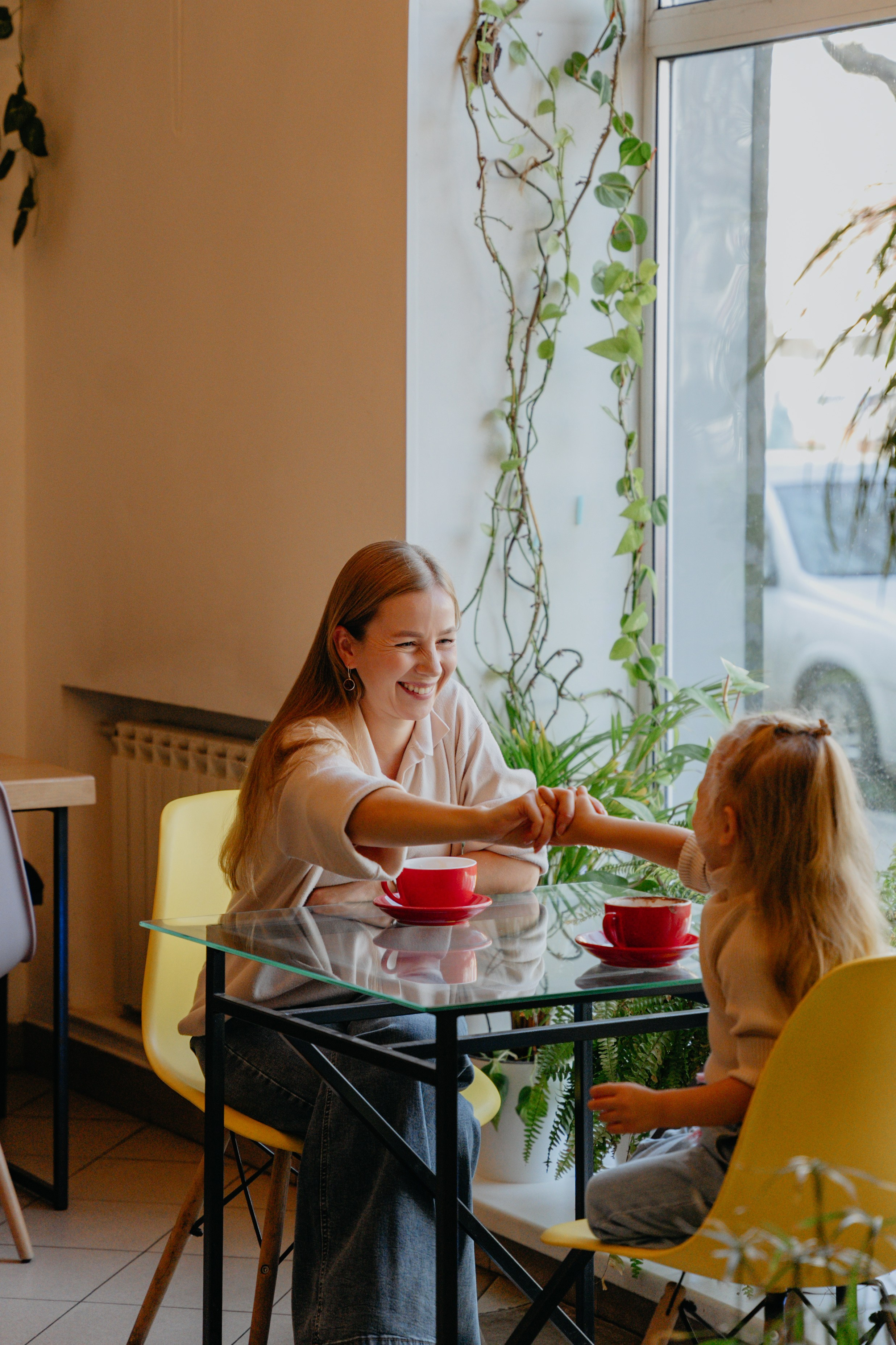 Мама и доча. Лайф съемка