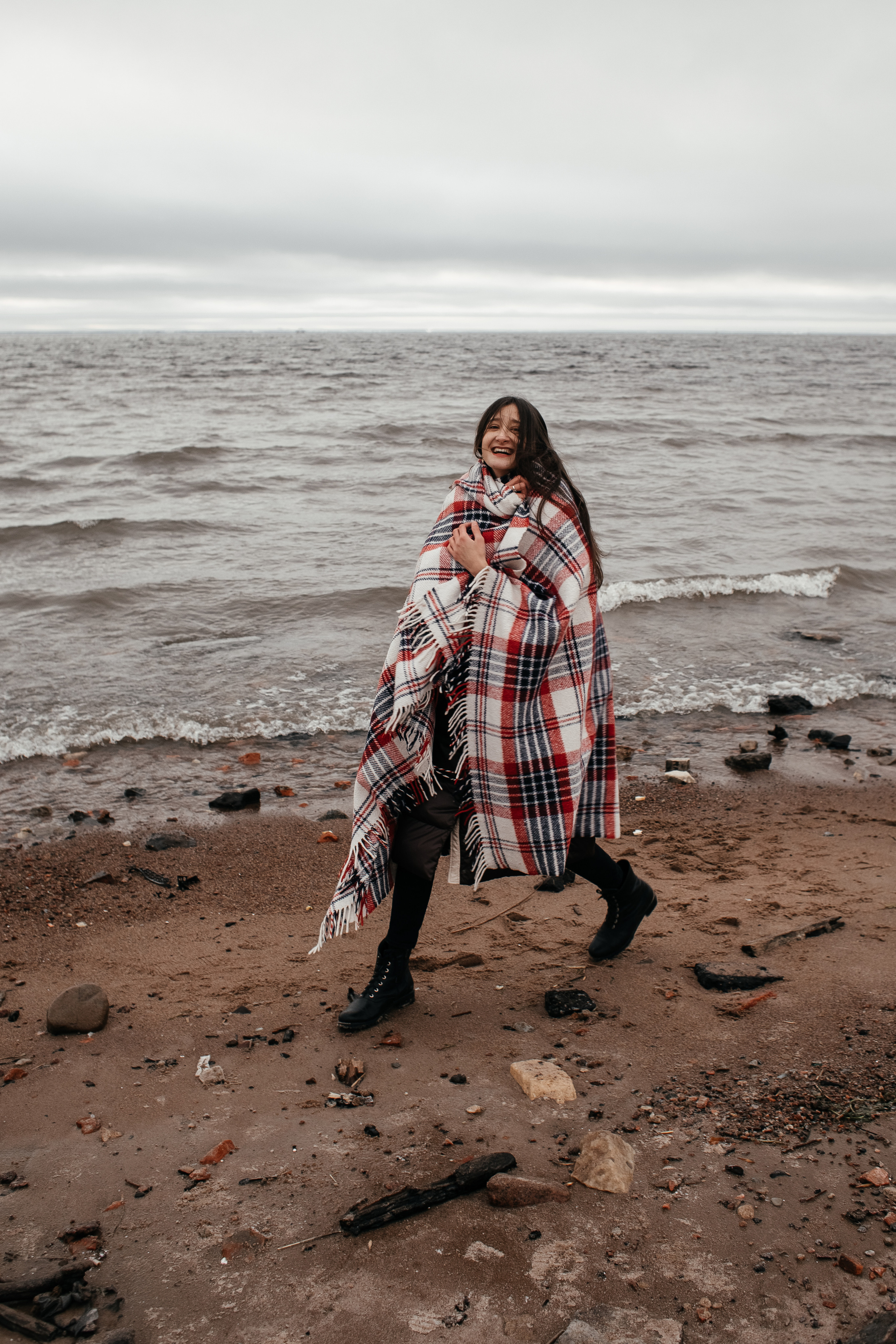 Ветер, море. Семейный фотограф в Санкт-Петербурге Ева Маркова