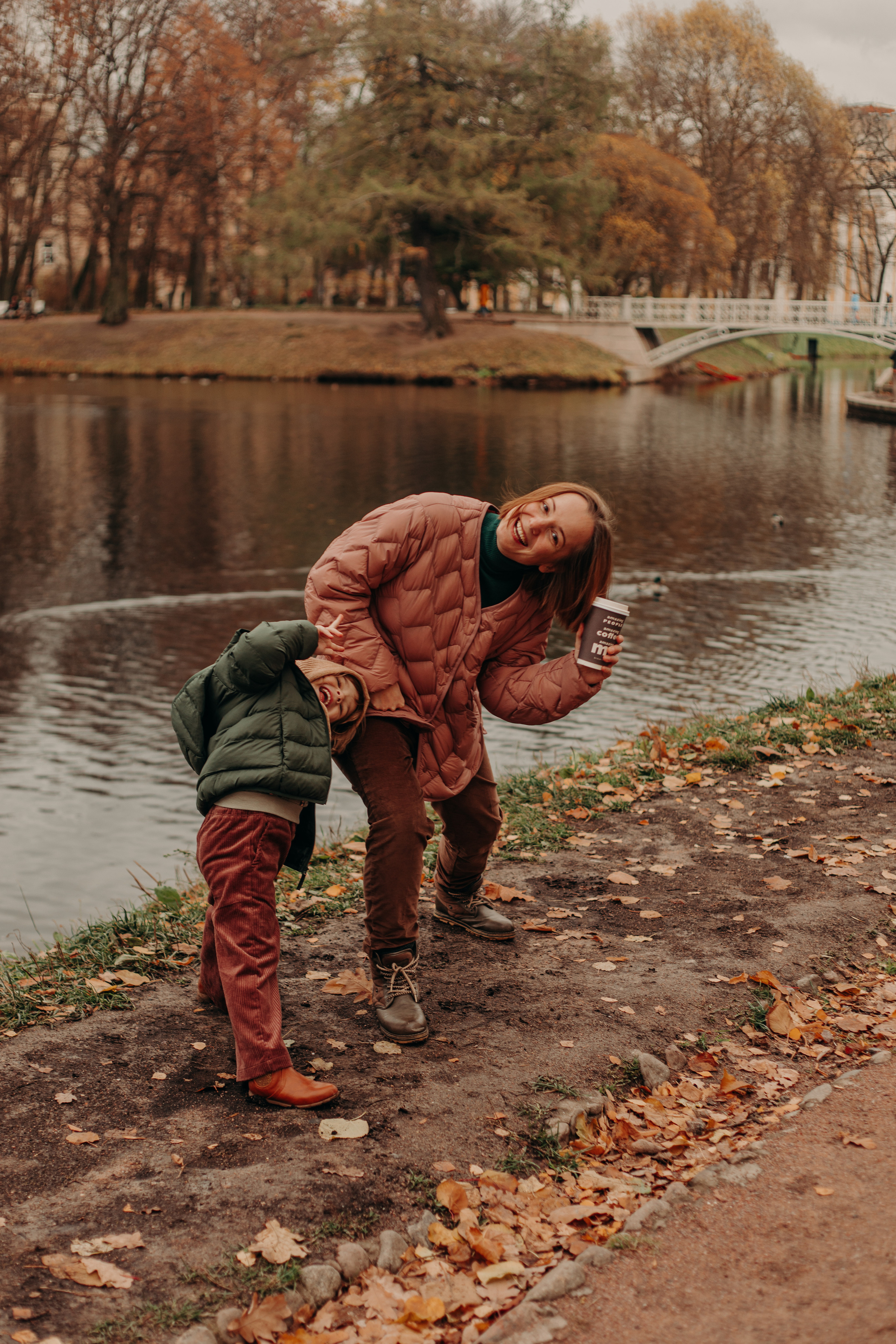 Осенью в парке. Семейный фотограф в Санкт-Петербурге Ева Маркова