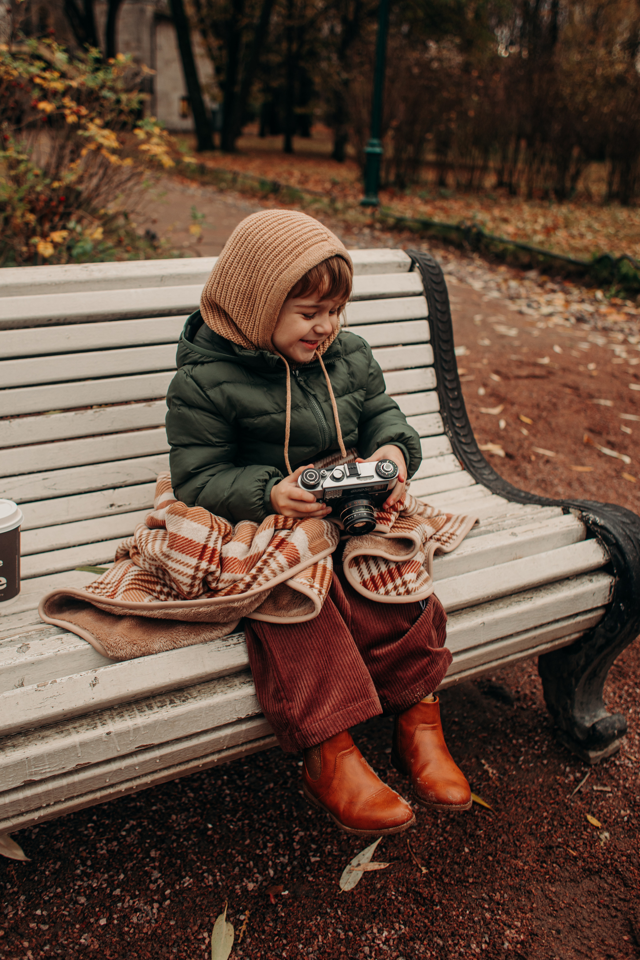 Осенью в парке. Семейный фотограф в Санкт-Петербурге Ева Маркова
