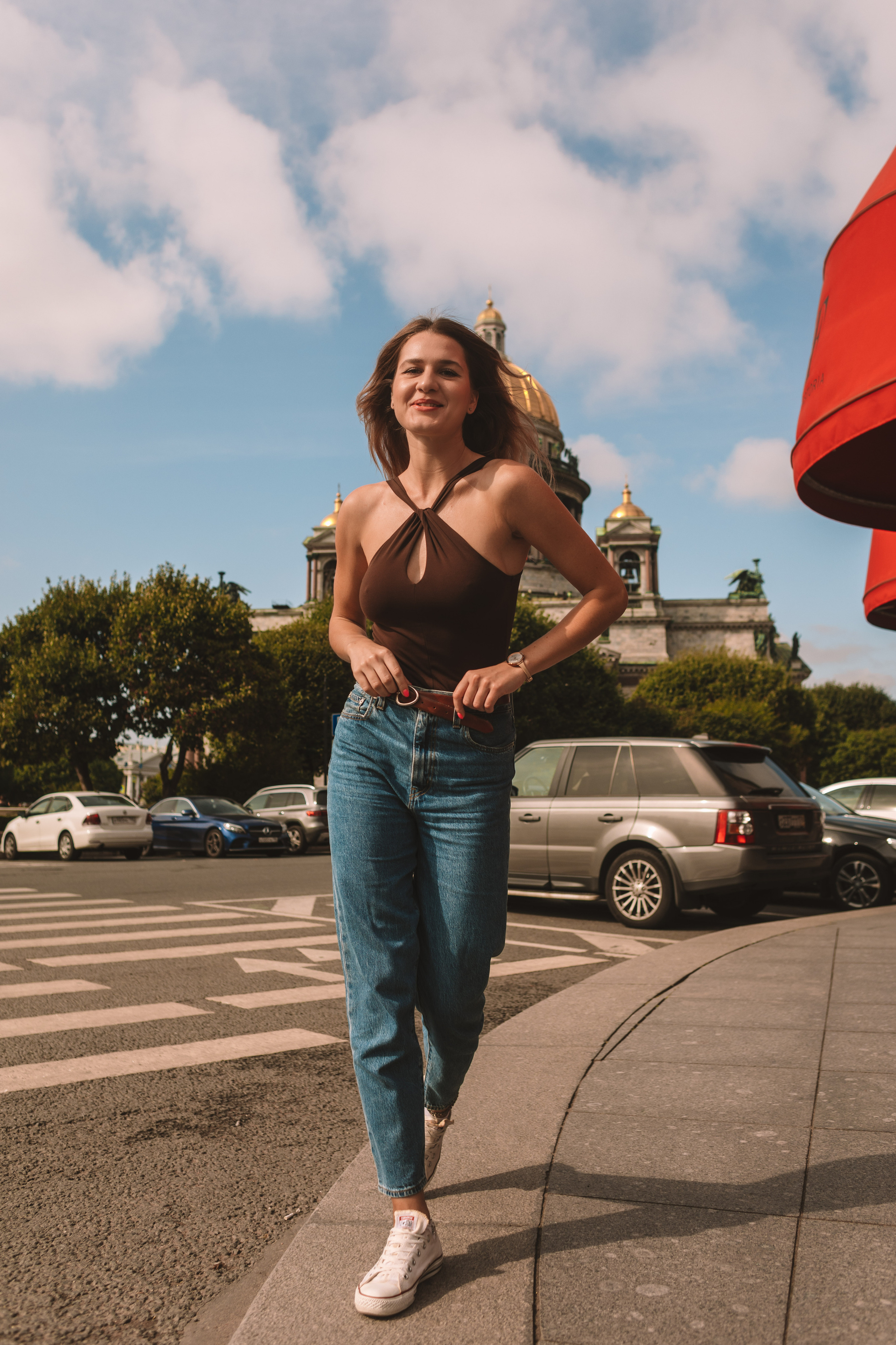 У Исаакиевского сквера. Семейный фотограф в Санкт-Петербурге Ева Маркова